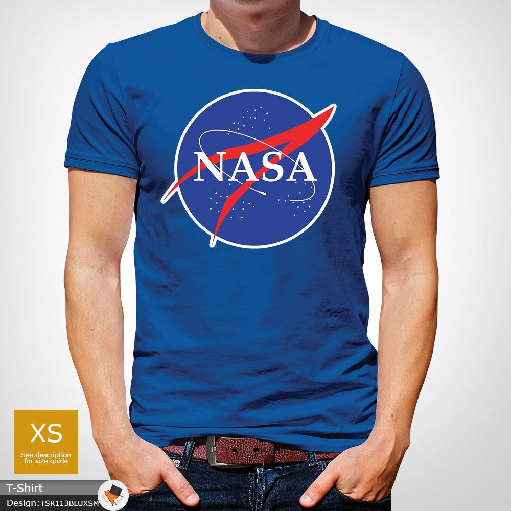 NASA SPACE ASTRONAUT T SHIRT GEEK NERD STAR MEN MENS T Shirt Top Dark Gray