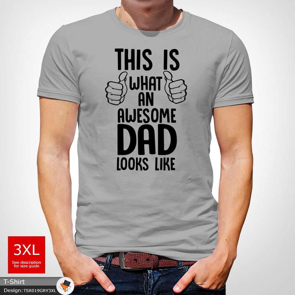 La La La Fête des Pères Cadeau This Is What An Awesome Dad Looks Like T-shirt gris foncé! 41ac4d La La La Fête des Pères Cadeau This Is What An Awesome Dad Looks Like T-shirt gris foncé! 41ac4d