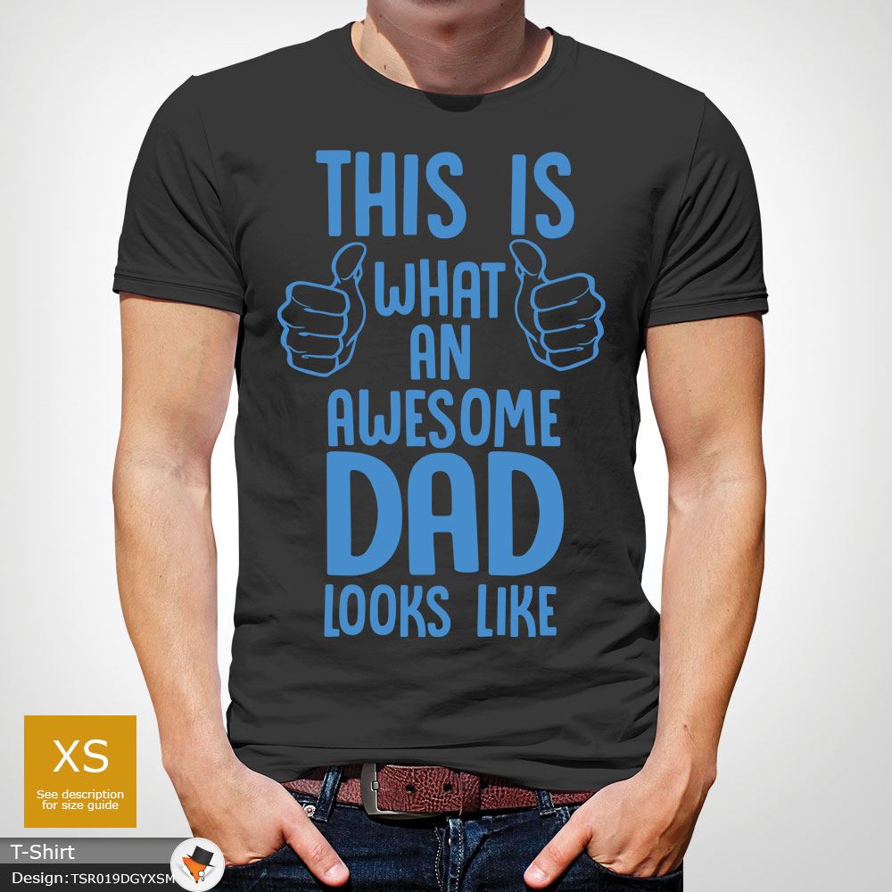 La La La Fête des Pères Cadeau This Is What An Awesome Dad Looks Like T-shirt gris foncé! 41ac4d La La La Fête des Pères Cadeau This Is What An Awesome Dad Looks Like T-shirt gris foncé! 41ac4d