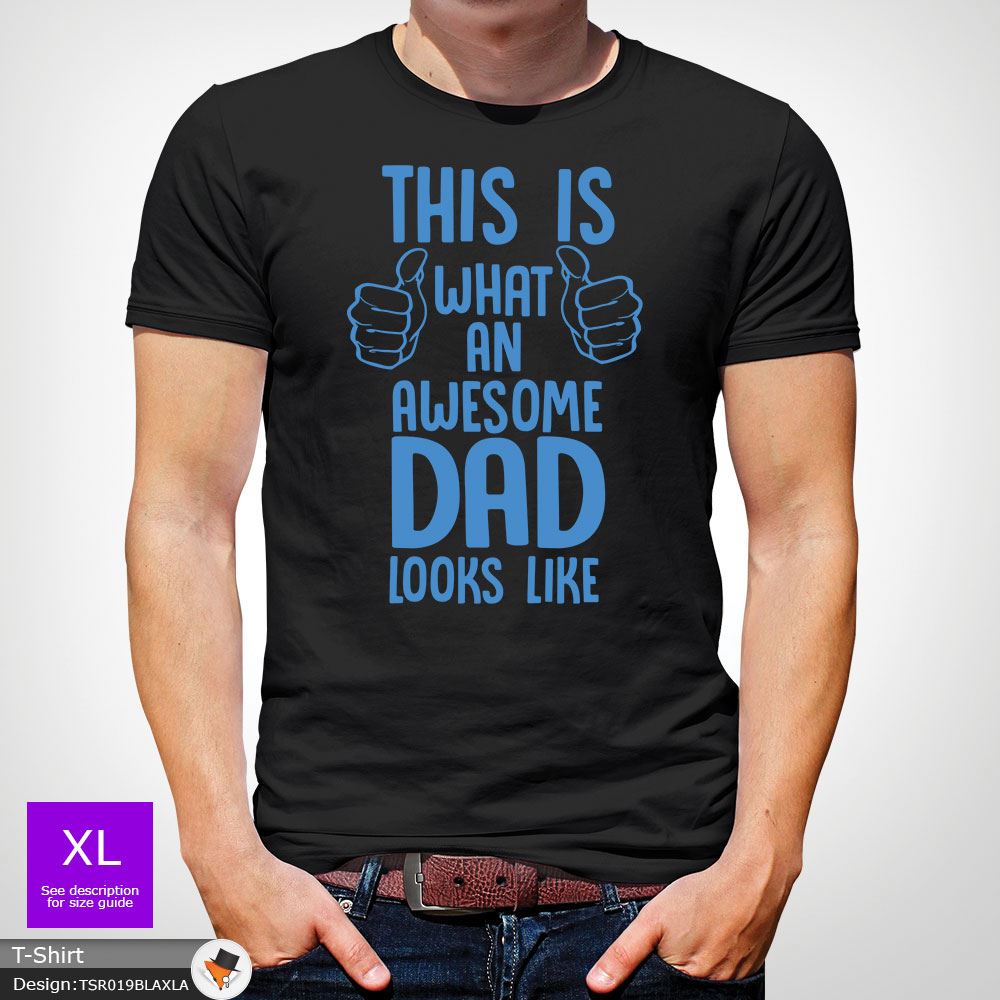 La La La Fête des Pères Cadeau This Is What An Awesome Dad Looks Like T-shirt gris foncé! 41ac4d La La La Fête des Pères Cadeau This Is What An Awesome Dad Looks Like T-shirt gris foncé! 41ac4d