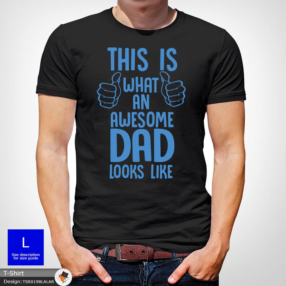 La La La Fête des Pères Cadeau This Is What An Awesome Dad Looks Like T-shirt gris foncé! 41ac4d La La La Fête des Pères Cadeau This Is What An Awesome Dad Looks Like T-shirt gris foncé! 41ac4d