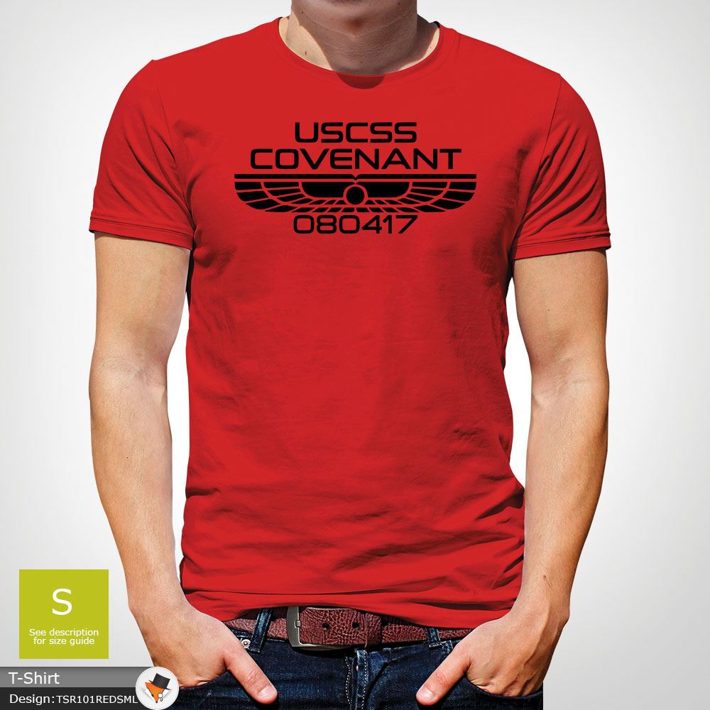 Alien Covenant, Covenant, Covenant, USCSS, Weyland, Espace, Cinéma, fun, t shirt homme cadeau de Noël rouge! 434e01 Alien Covenant, Covenant, Covenant, USCSS, Weyland, Espace, Cinéma, fun, t shirt homme cadeau de Noël rouge! 434e01