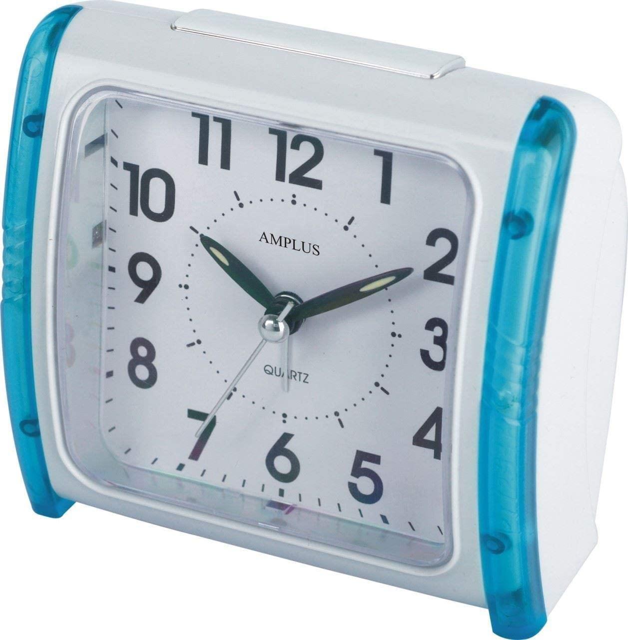 Amplus Pt125 Bedside Table Travel Silent Sweep Led Alarm Clock Ebay
