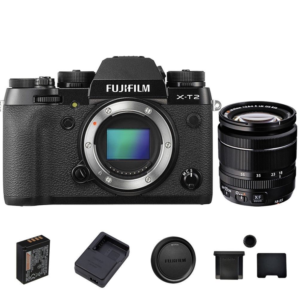 Fujifilm XT2 / Fuji XT 2 Mirrorless DSLR Body + XF 1855mm f/2.84 R