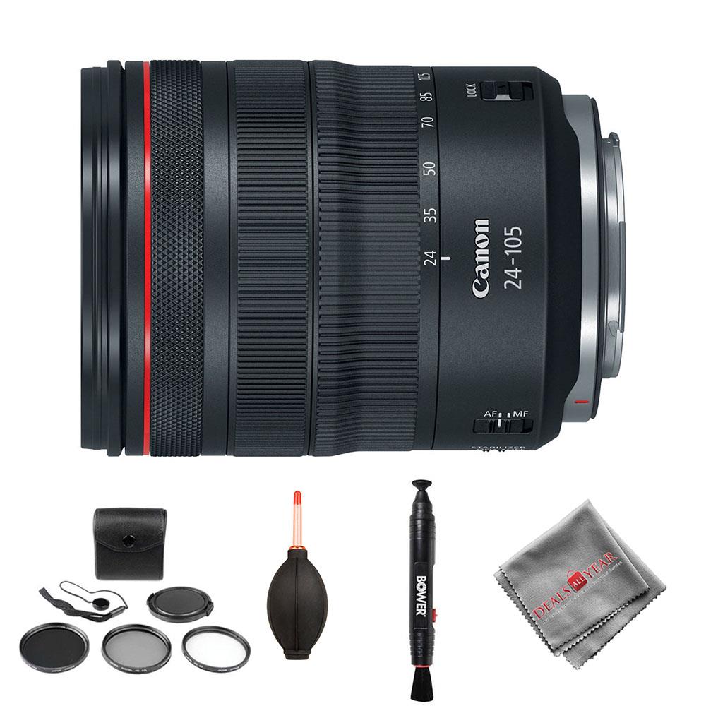 Canon RF 24105mm f/4L IS USM Lens and 77mm Filter and Lens Pen