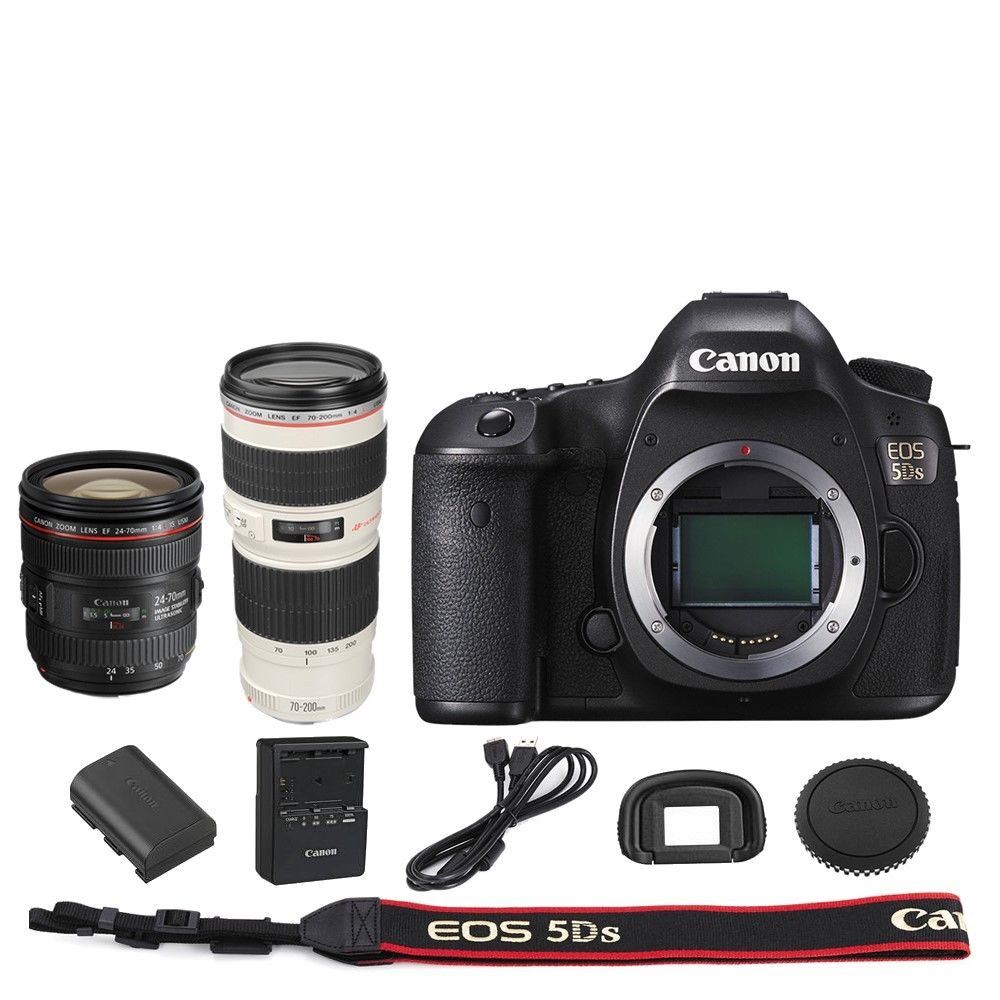 Canon EOS 5DS DSLR Camera Body    + EF 24-70mm f/4L IS USM
