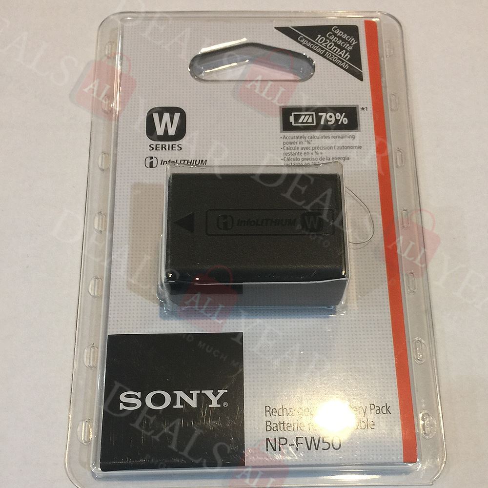 Sony Np Fw50 Lithium Ion Rechargeable Battery 10mah Ebay