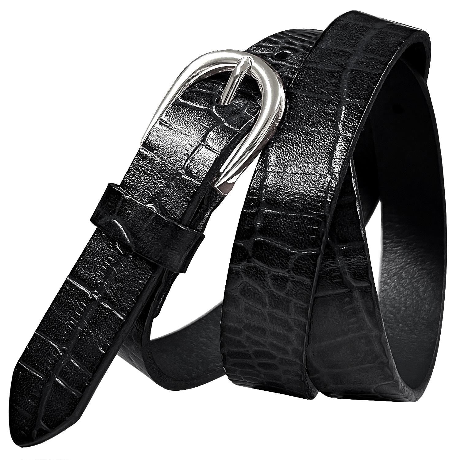 Kids Belt Girls Belt 100% One Piece Full Grain Genuine Leather Belt 1" wide - Picture 9 of 23