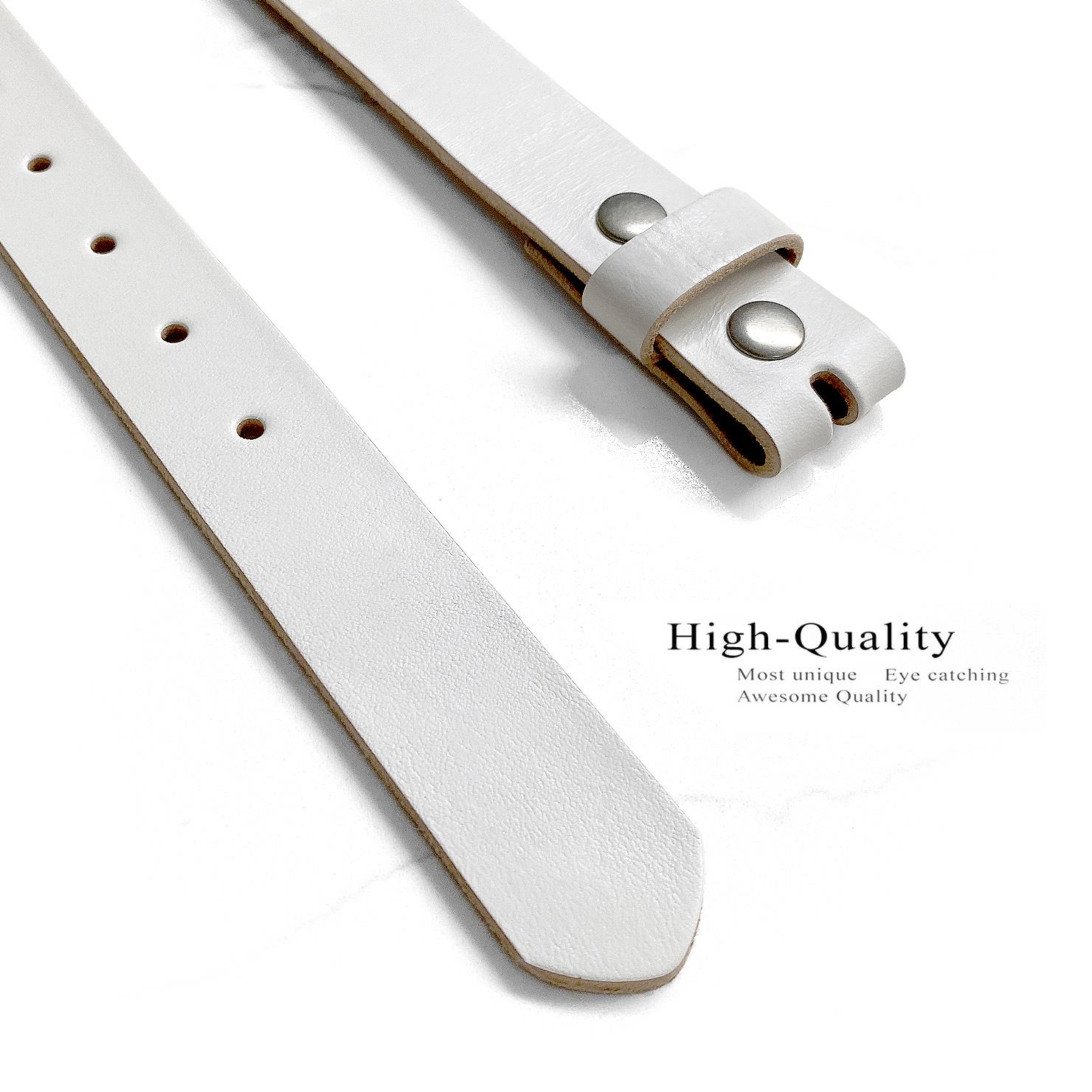BS100 Genuine Full Grain One Piece Leather 1-1/8"(30mm) Wide Dress Belt Strap - Picture 11 of 11
