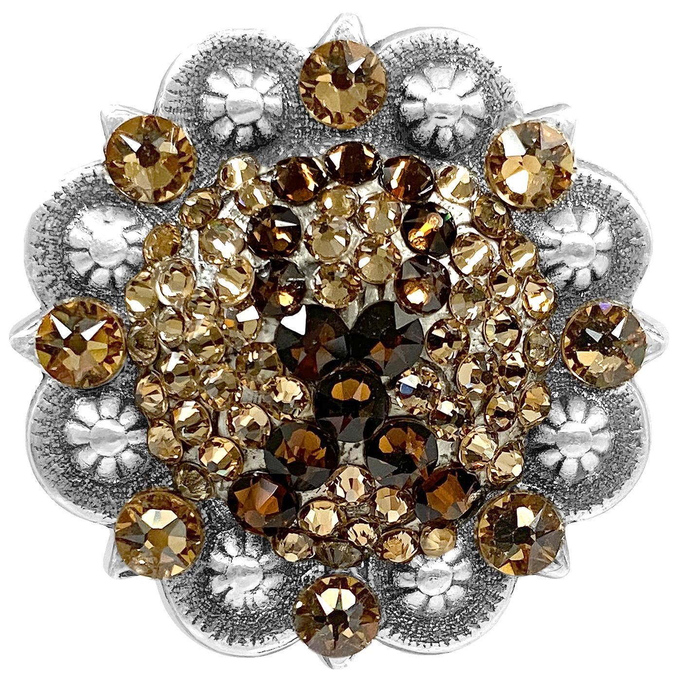 Saddle Tack Bling Rhinestone Crystal Conchos assembled in the U.S - Picture 26 of 56