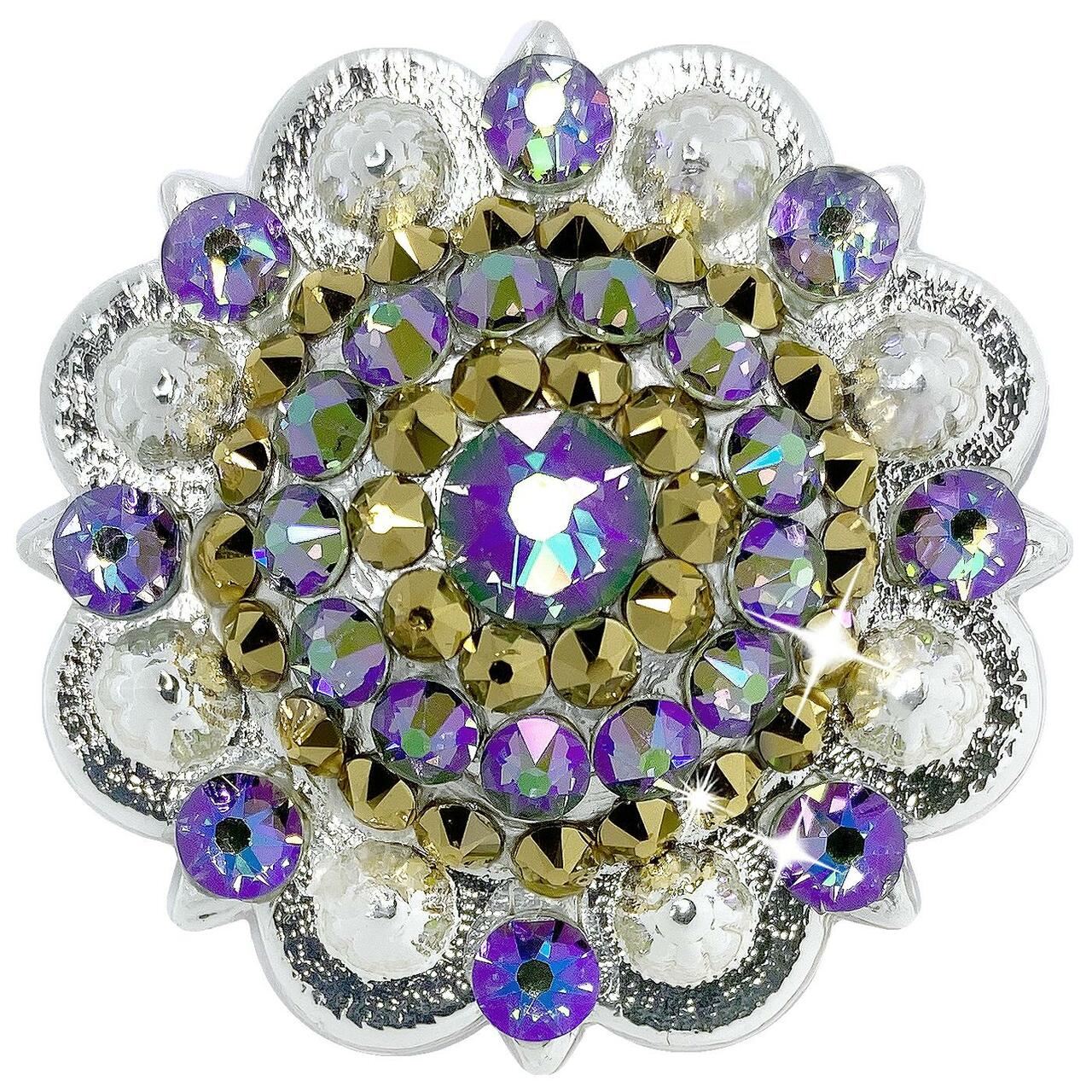 Saddle Tack Bling Rhinestone Crystal Conchos assembled in the U.S - Picture 48 of 56