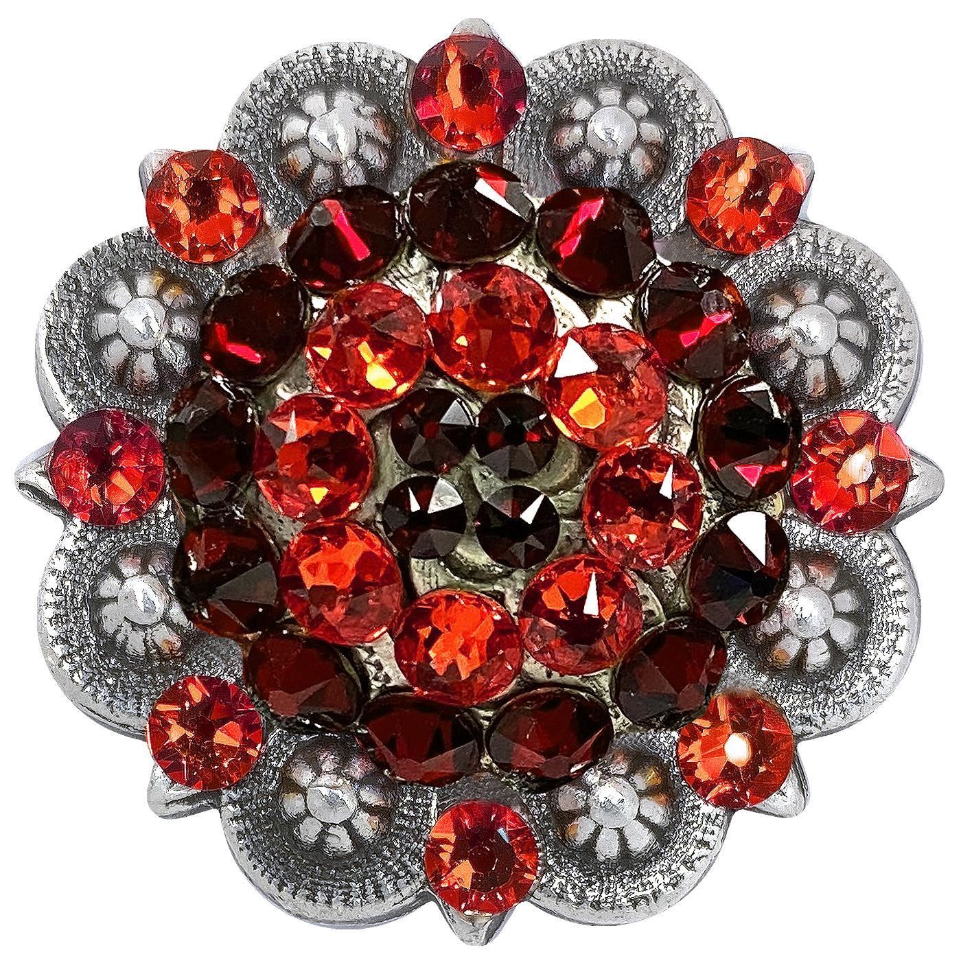 Saddle Tack Bling Rhinestone Crystal Conchos assembled in the U.S - Picture 30 of 56