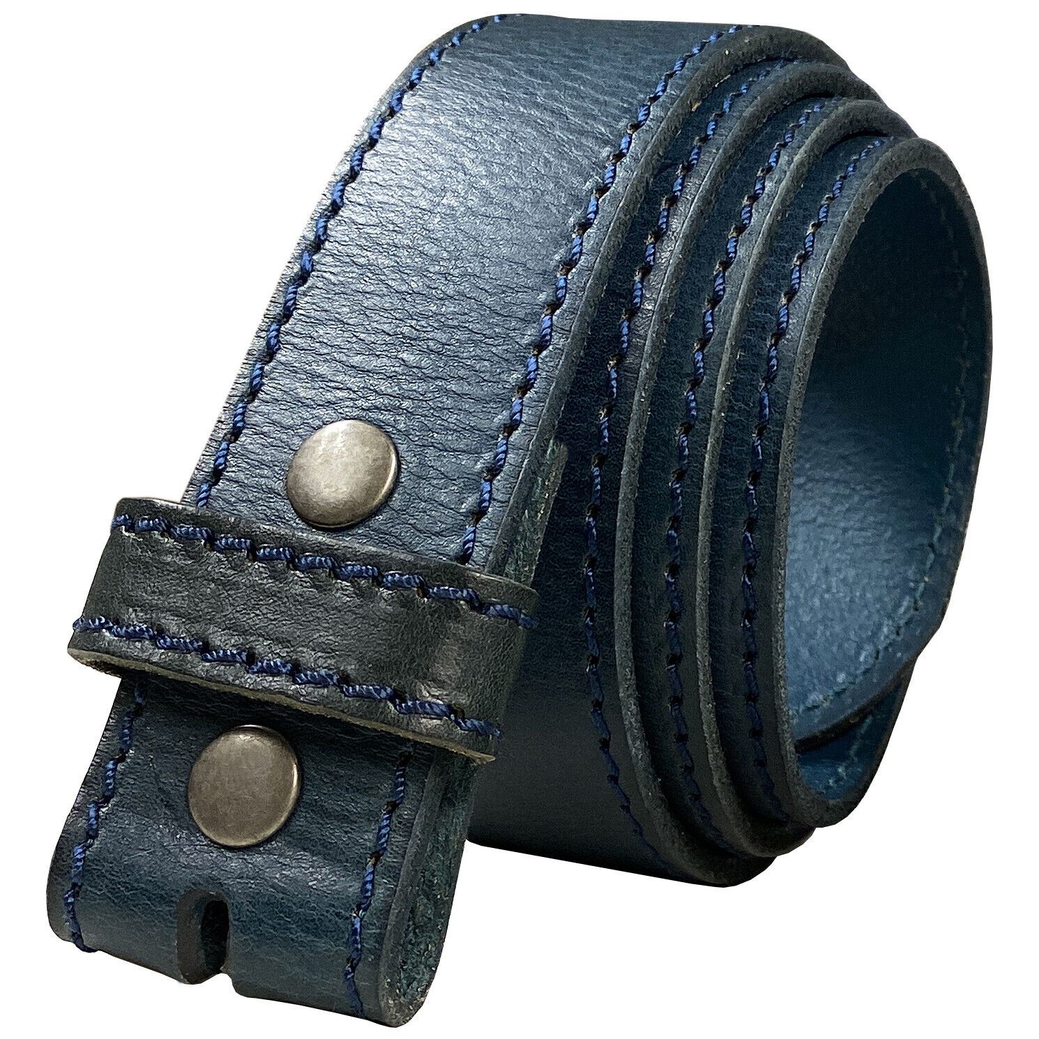 E051 Replacement Belt Genuine Full Grain Leather Belt Strap 1-1/2"(38mm) wide - Picture 11 of 11