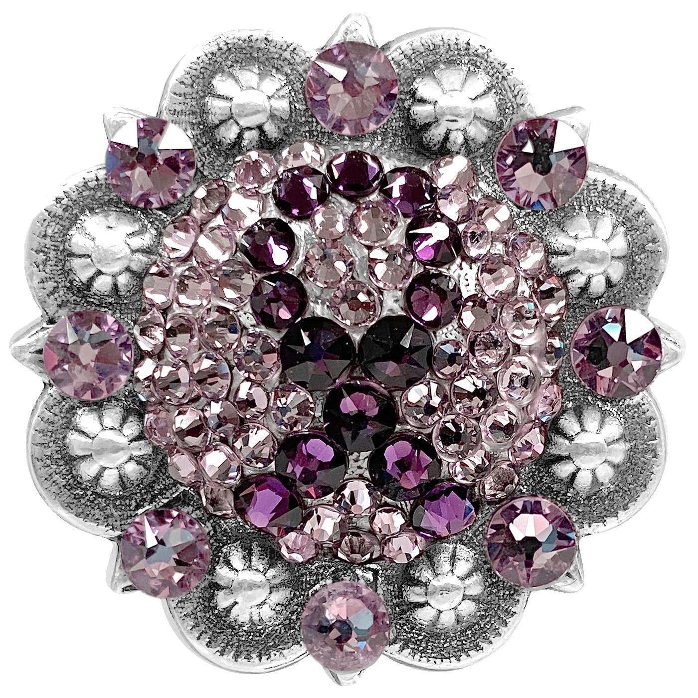 Saddle Tack Bling Rhinestone Crystal Conchos assembled in the U.S - Picture 24 of 56