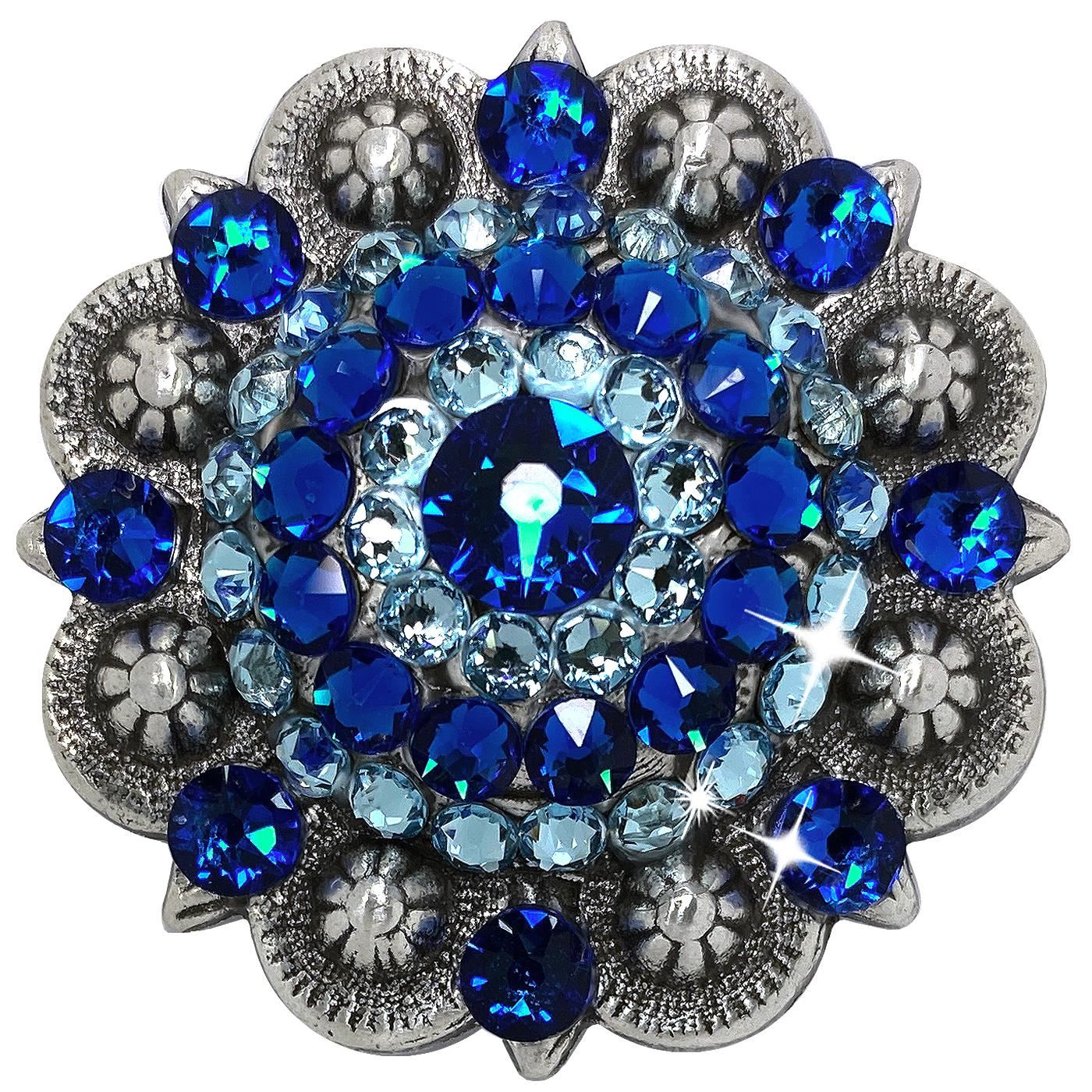 Saddle Tack Bling Rhinestone Crystal Conchos assembled in the U.S - Picture 8 of 56