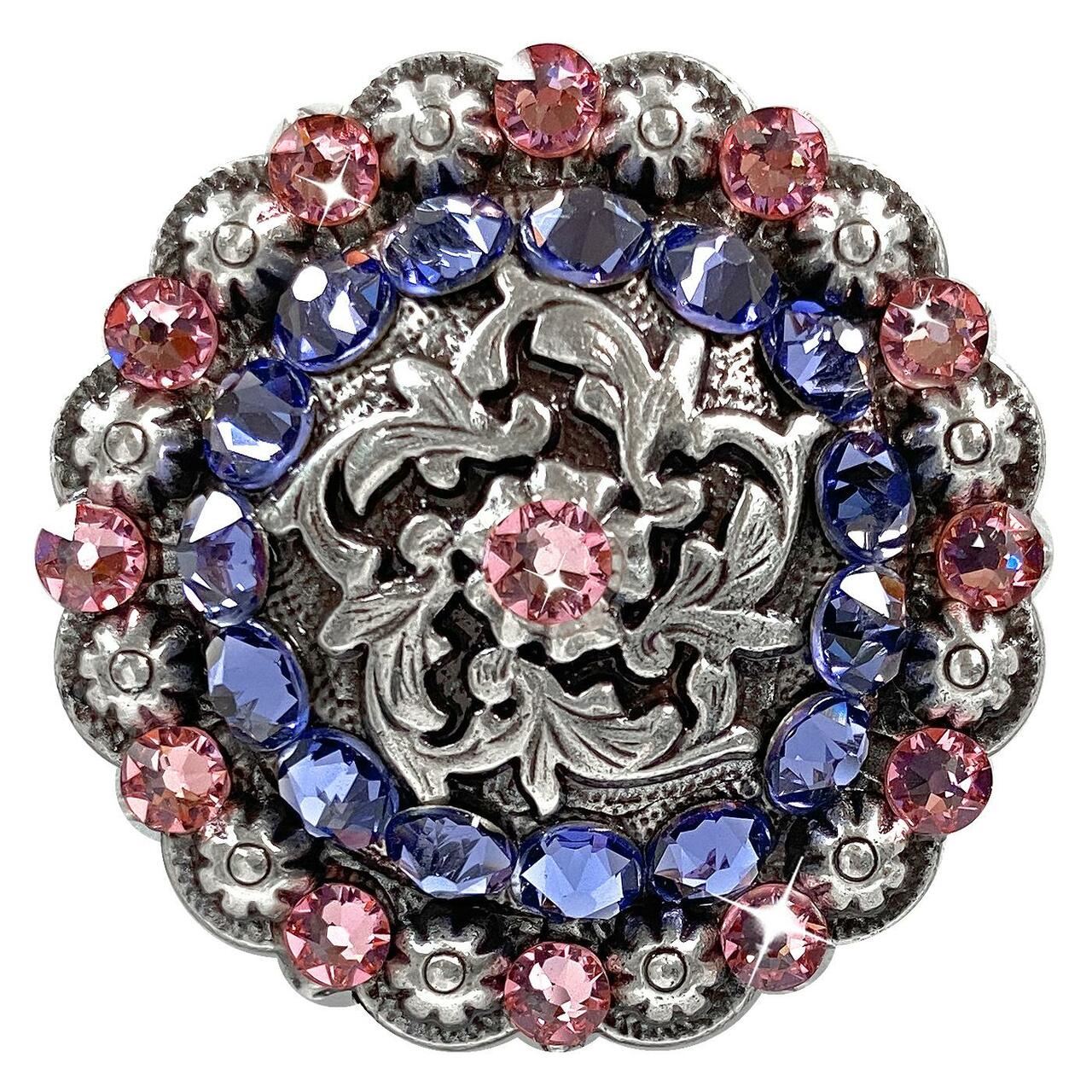 Antique Coloma Rhinestone Crystal Concho Designed and assembled in the U.S - Picture 16 of 23