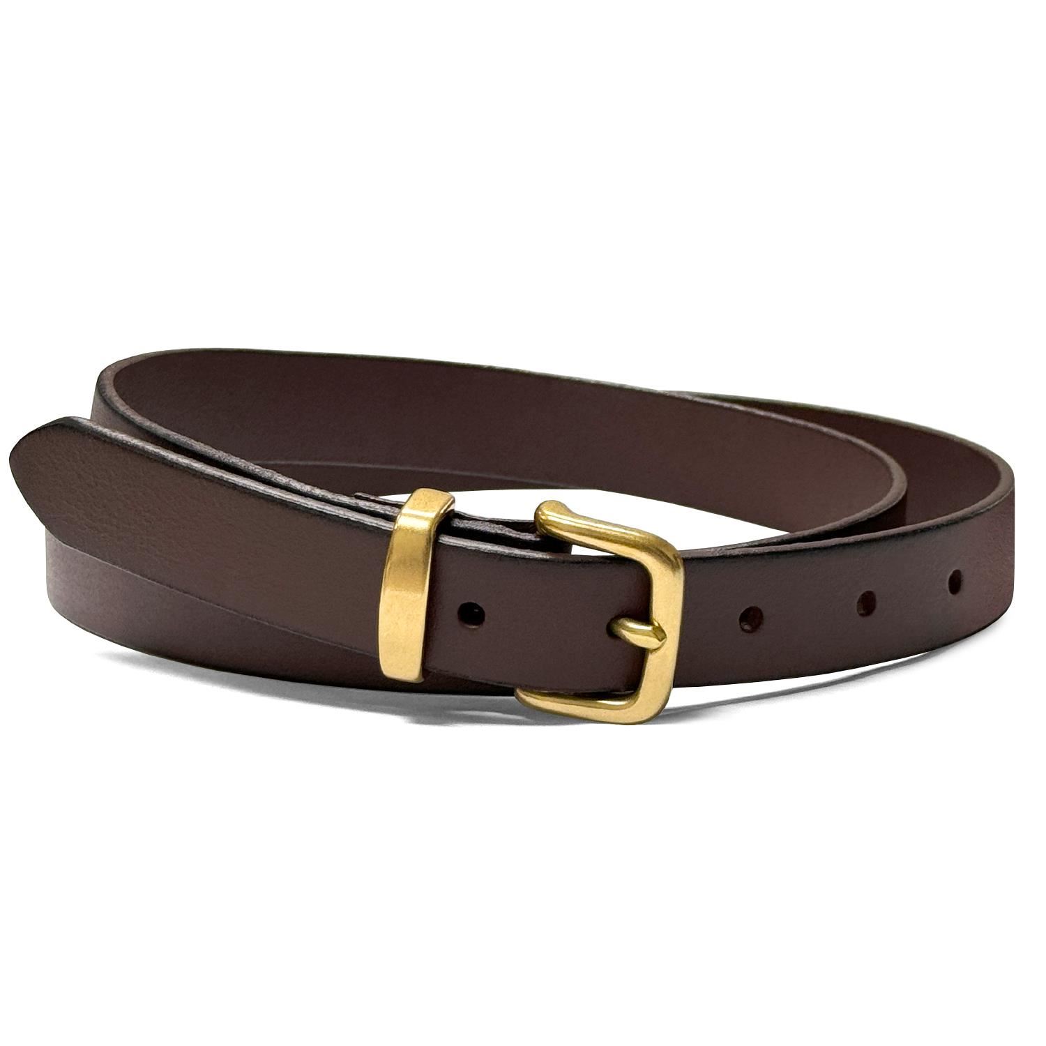 Women's Dress Belts 100% One Piece Genuine Full Grain Leather Casual Belt - Picture 9 of 10