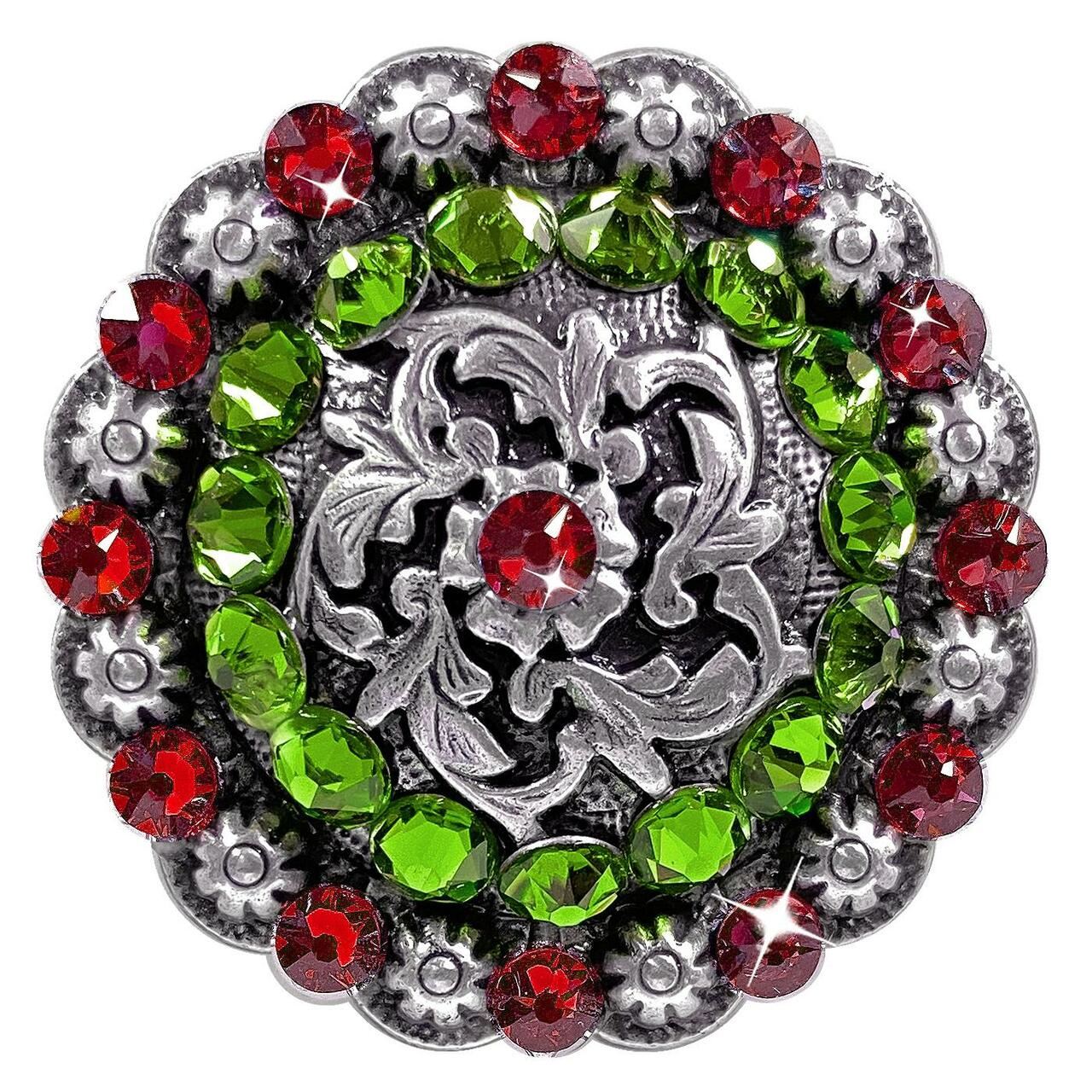 Antique Coloma Rhinestone Crystal Concho Designed and assembled in the U.S - Picture 17 of 23