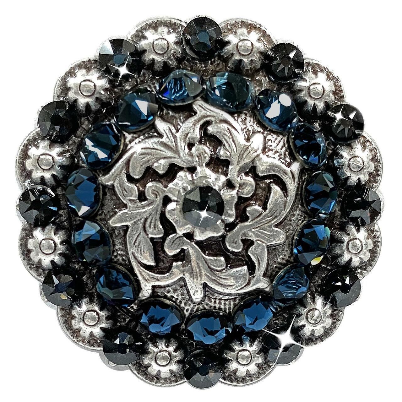 Antique Coloma Rhinestone Crystal Concho Designed and assembled in the U.S - Picture 18 of 23