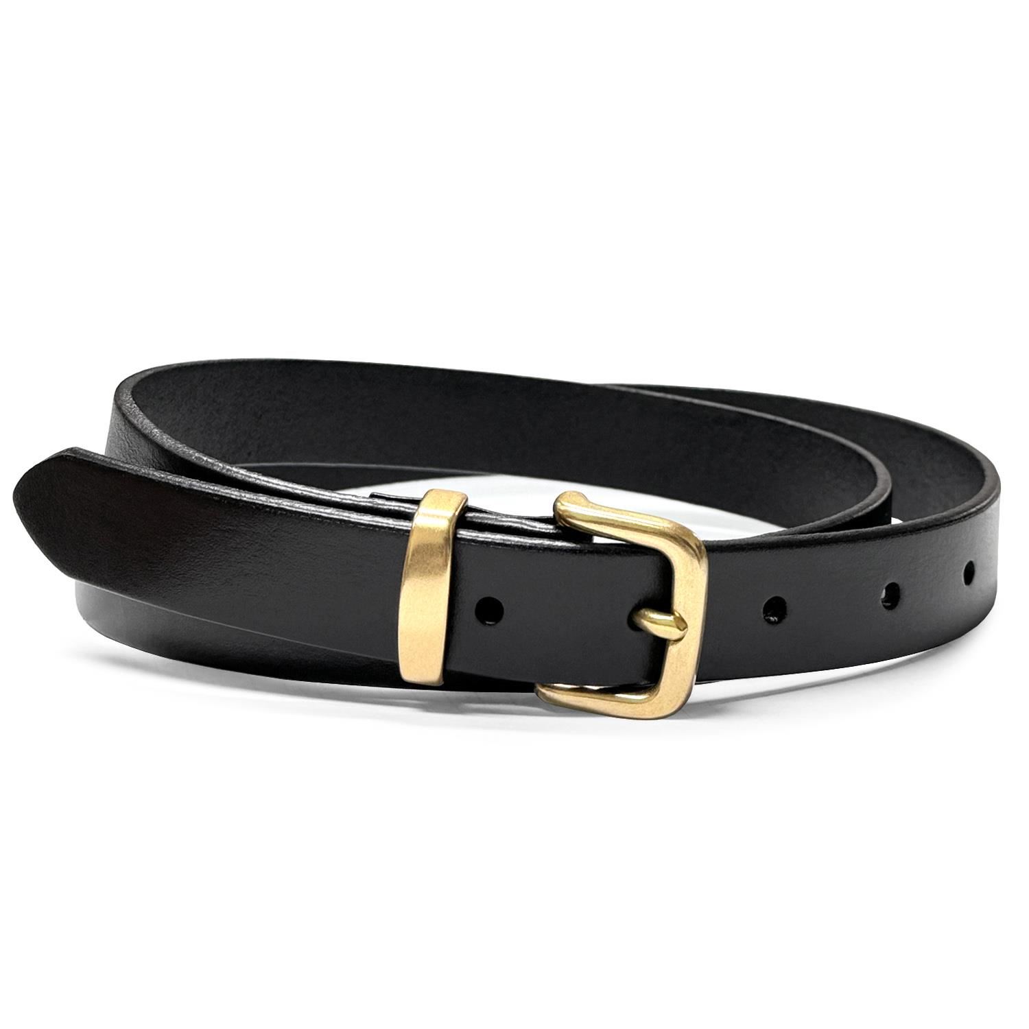 Women's Dress Belts 100% One Piece Genuine Full Grain Leather Casual Belt - Picture 8 of 10