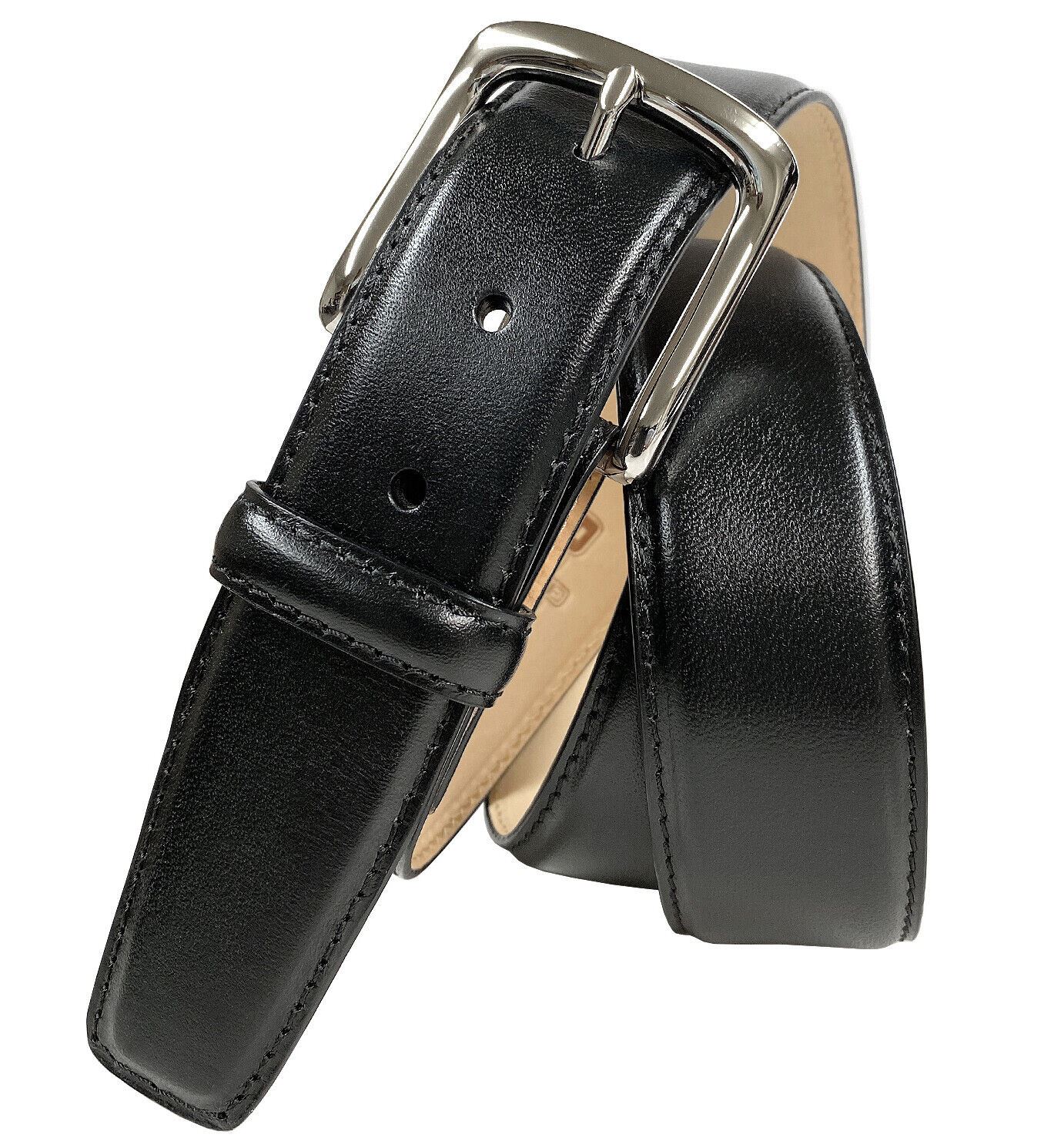 Valley View Classic Buckle Casual Belt Genuine Full-Grain Cowhide Leather Belt - Picture 9 of 11