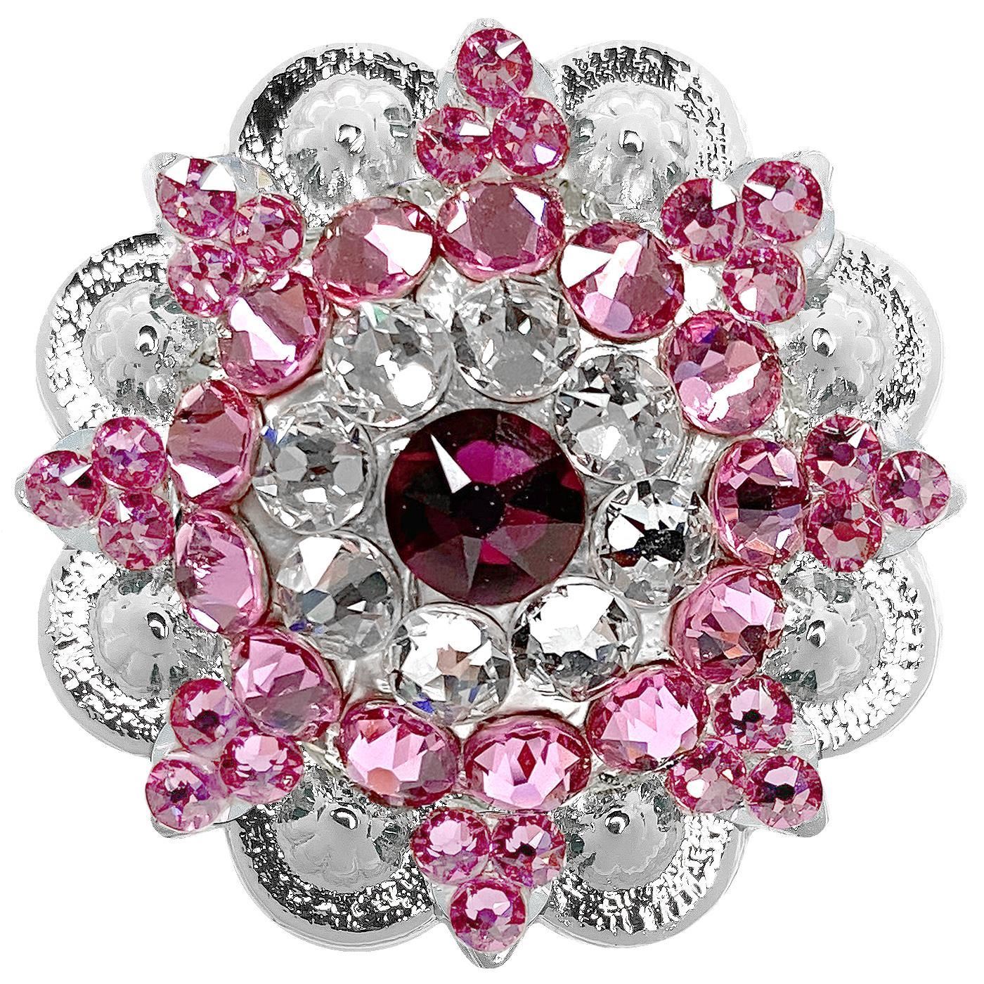Saddle Tack Bling Rhinestone Crystal Conchos assembled in the U.S - Picture 50 of 56