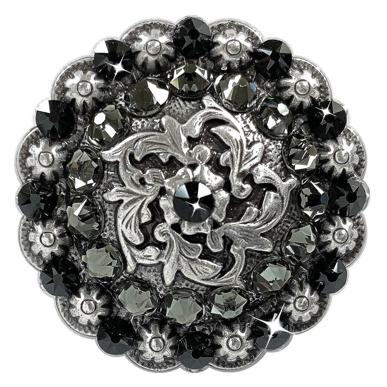 Antique Coloma Rhinestone Crystal Concho Designed and assembled in the U.S - Picture 13 of 23
