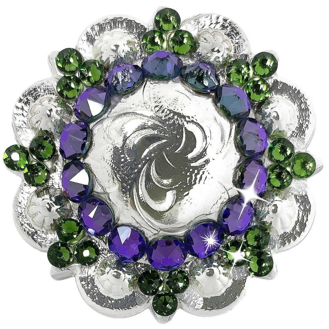Saddle Tack Bling Rhinestone Crystal Conchos assembled in the U.S - Picture 49 of 56