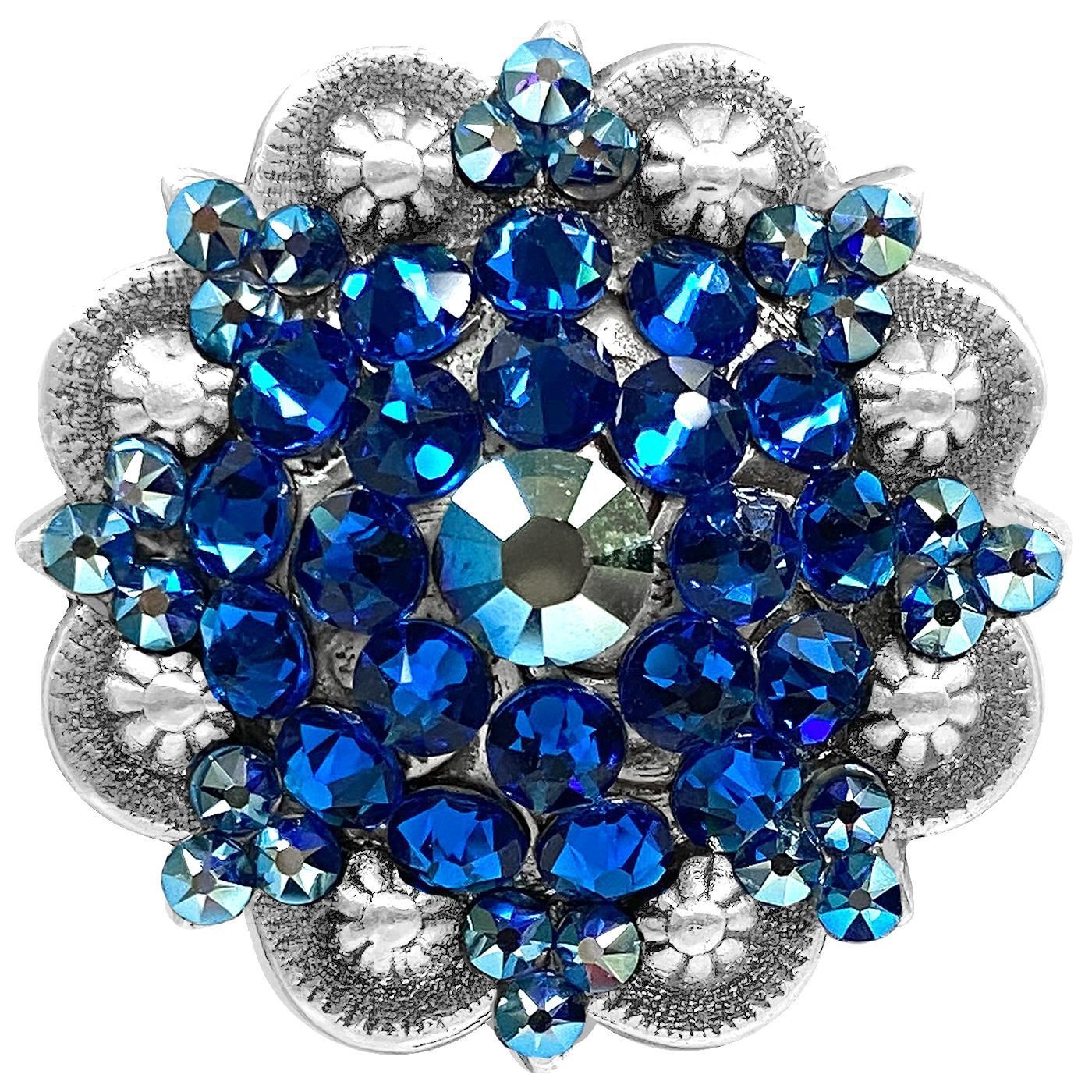 Saddle Tack Bling Rhinestone Crystal Conchos assembled in the U.S - Picture 27 of 56