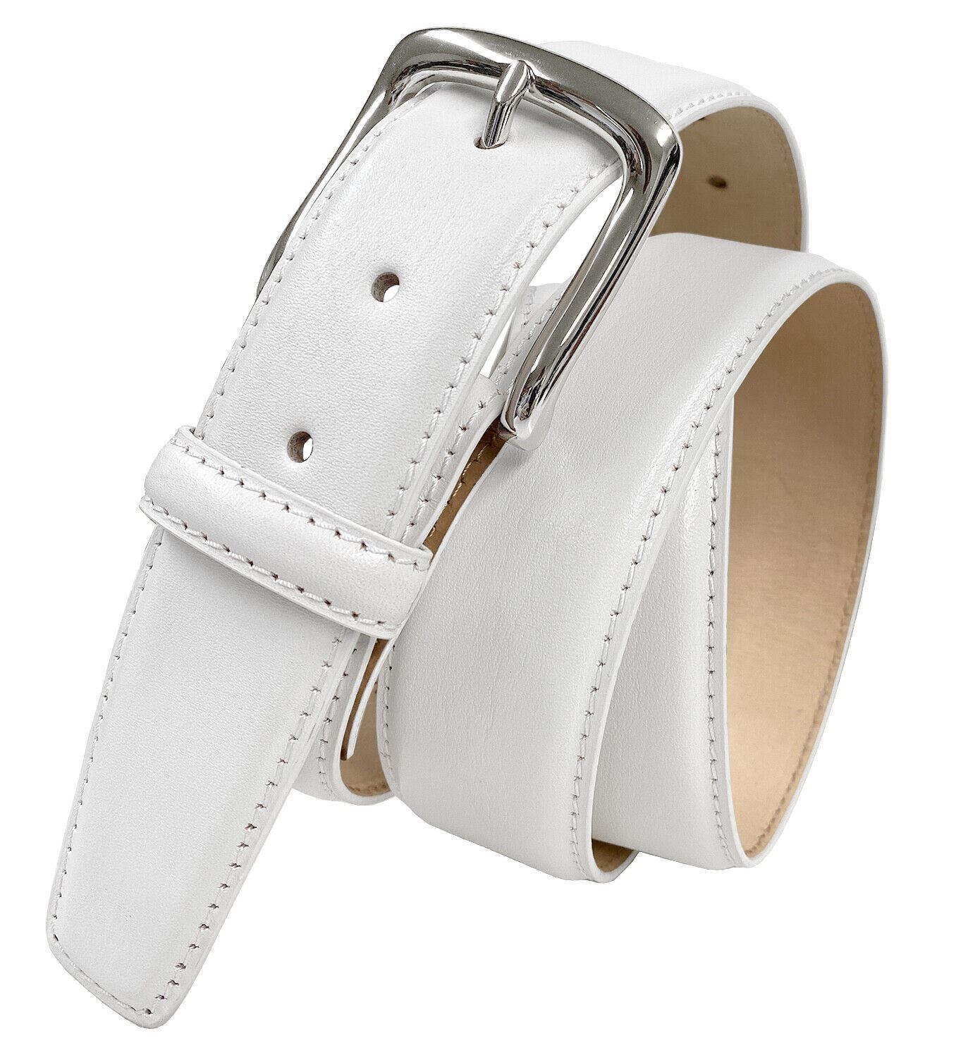 Valley View Classic Buckle Casual Belt Genuine Full-Grain Cowhide Leather Belt - Picture 11 of 11