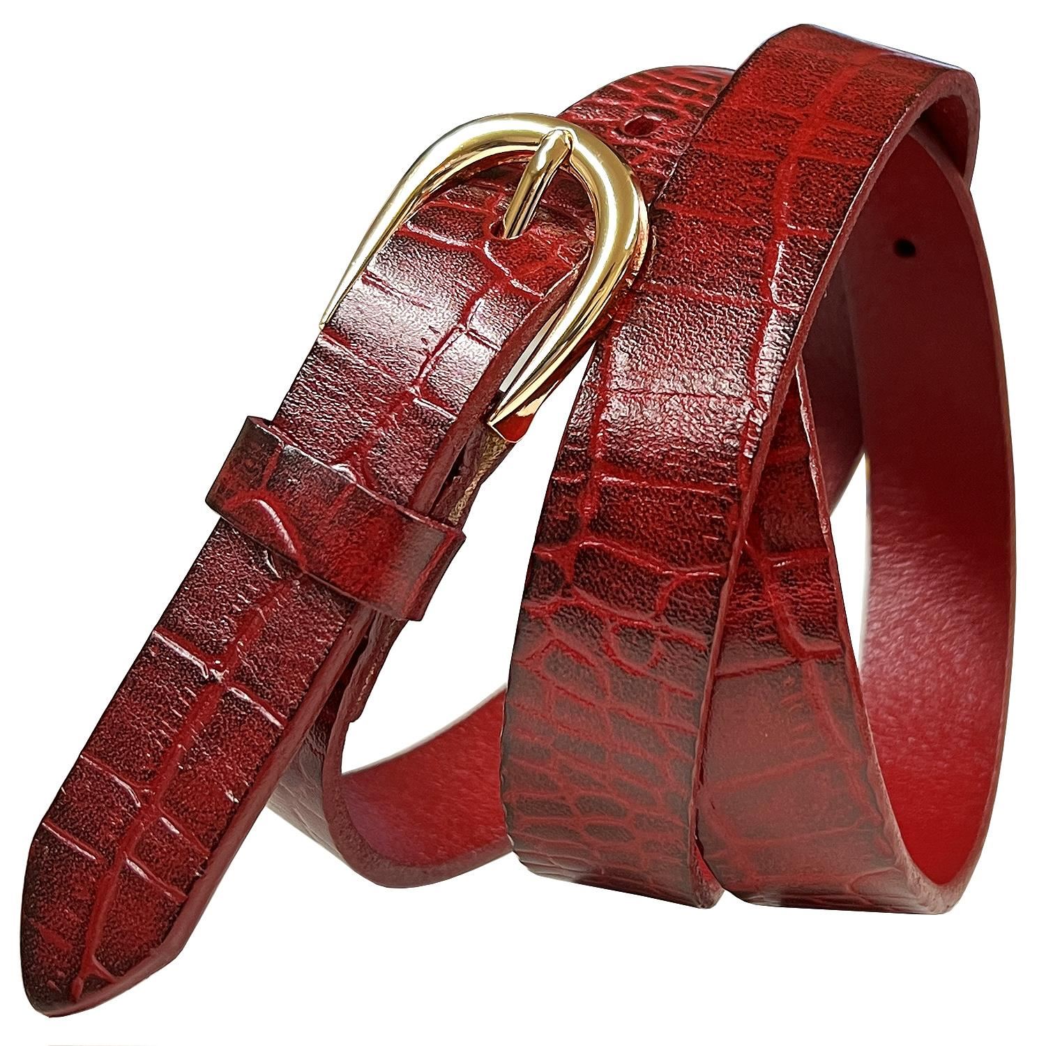 Kids Belt Girls Belt 100% One Piece Full Grain Genuine Leather Belt 1" wide - Picture 13 of 23