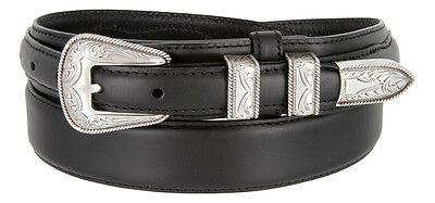 5664 Men's Western Oil Tanned Genuine Leather Durable Casual Jean Ranger Belt - Picture 4 of 5