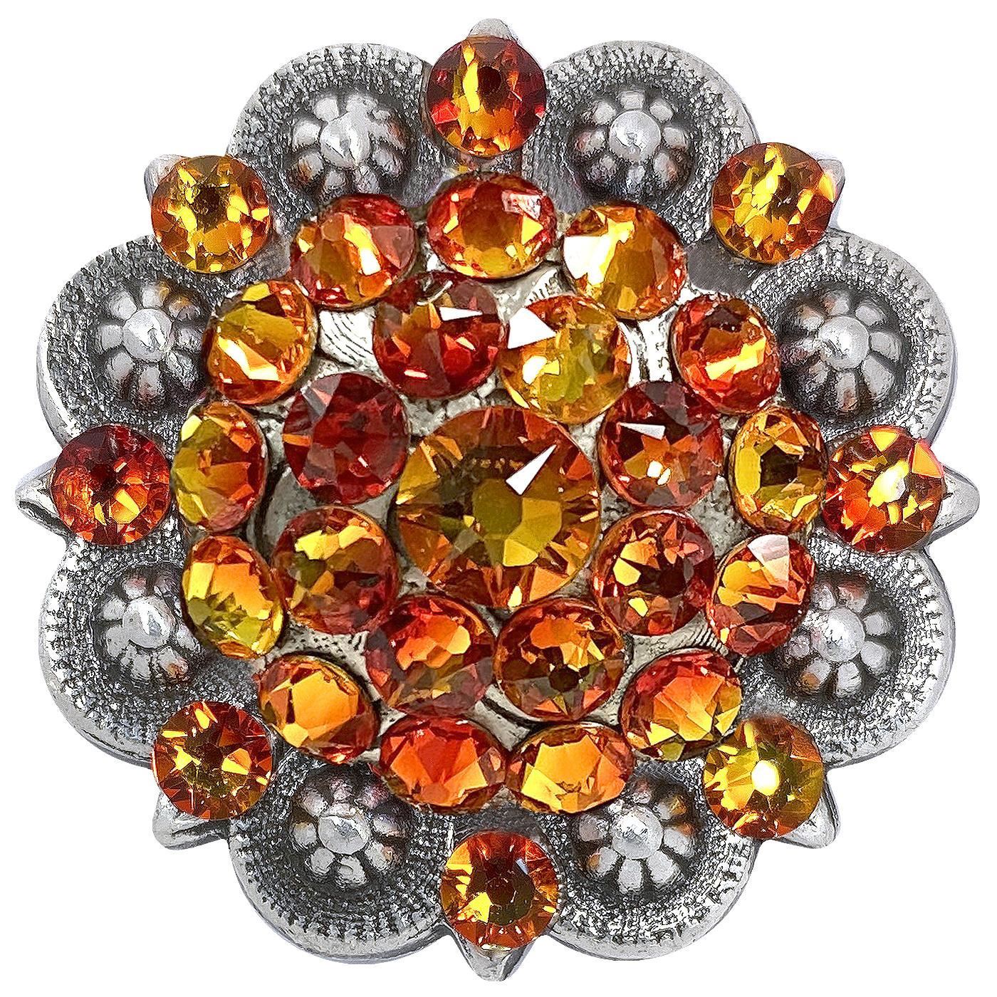 Saddle Tack Bling Rhinestone Crystal Conchos assembled in the U.S - Picture 12 of 56