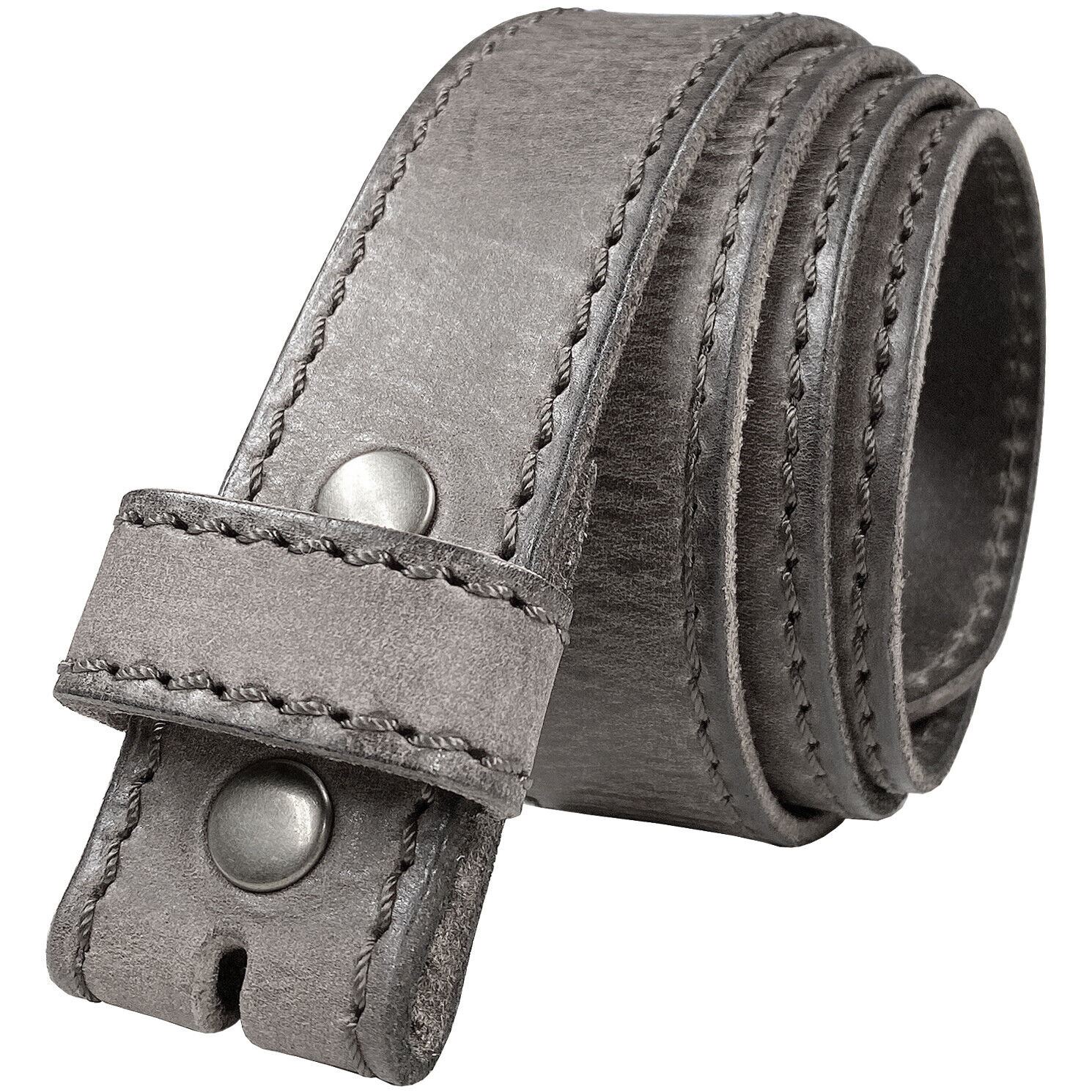 E051 Replacement Belt Genuine Full Grain Leather Belt Strap 1-1/2"(38mm) wide - Picture 9 of 11