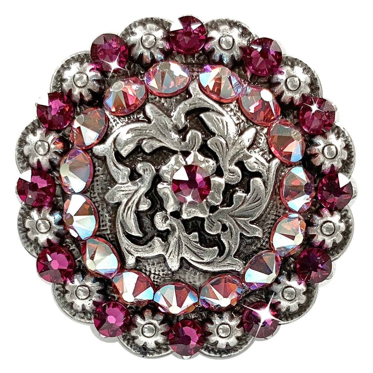 Antique Coloma Rhinestone Crystal Concho Designed and assembled in the U.S - Picture 12 of 23
