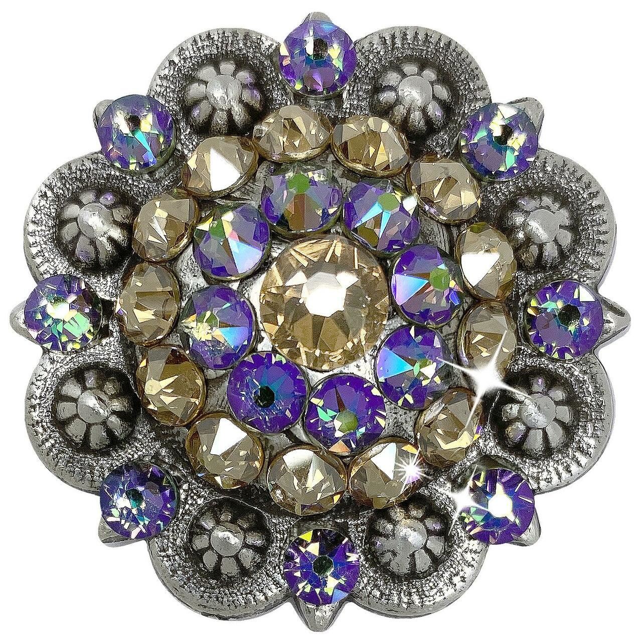 Saddle Tack Bling Rhinestone Crystal Conchos assembled in the U.S - Picture 29 of 56