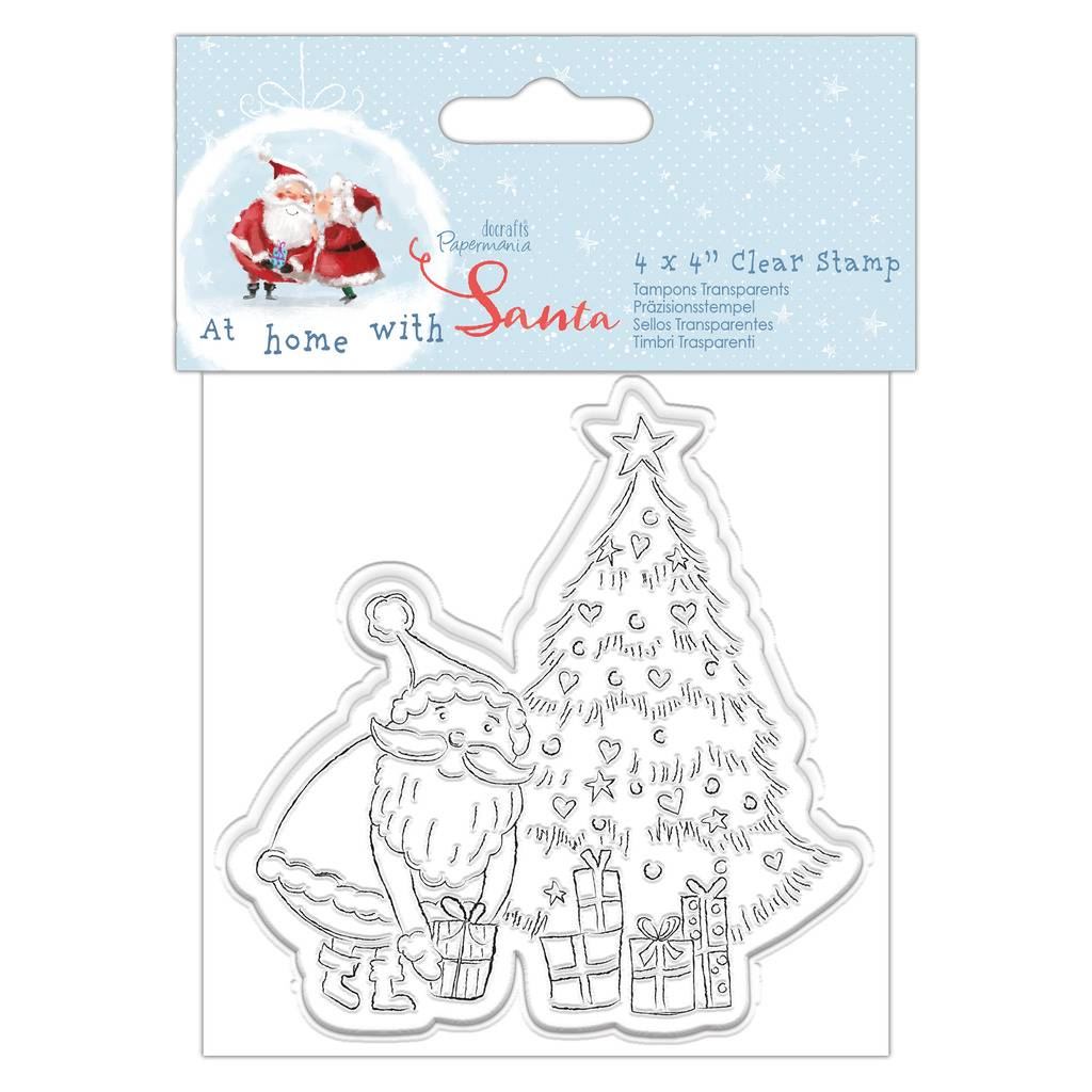 Do-crafts 75 X 75 Mm Mini Transparente Sello Wellington Navidad-Trineo 3 Unidades
