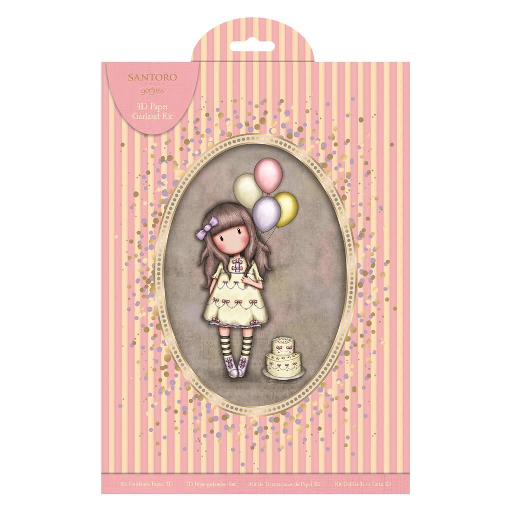 3D Kit de arte de papel Garland Santora gorjuss Chicas Craft Collection