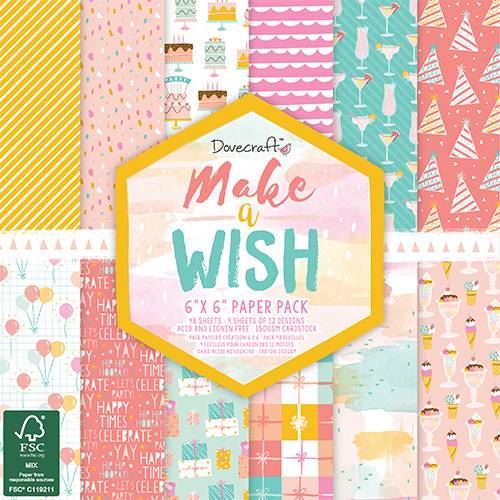 DOVECRAFT SANTOROS 6/" X 6/" PAPERS SAMPLE PACK 12 6/" X 6/" FOR CARDS AND CRAFTS