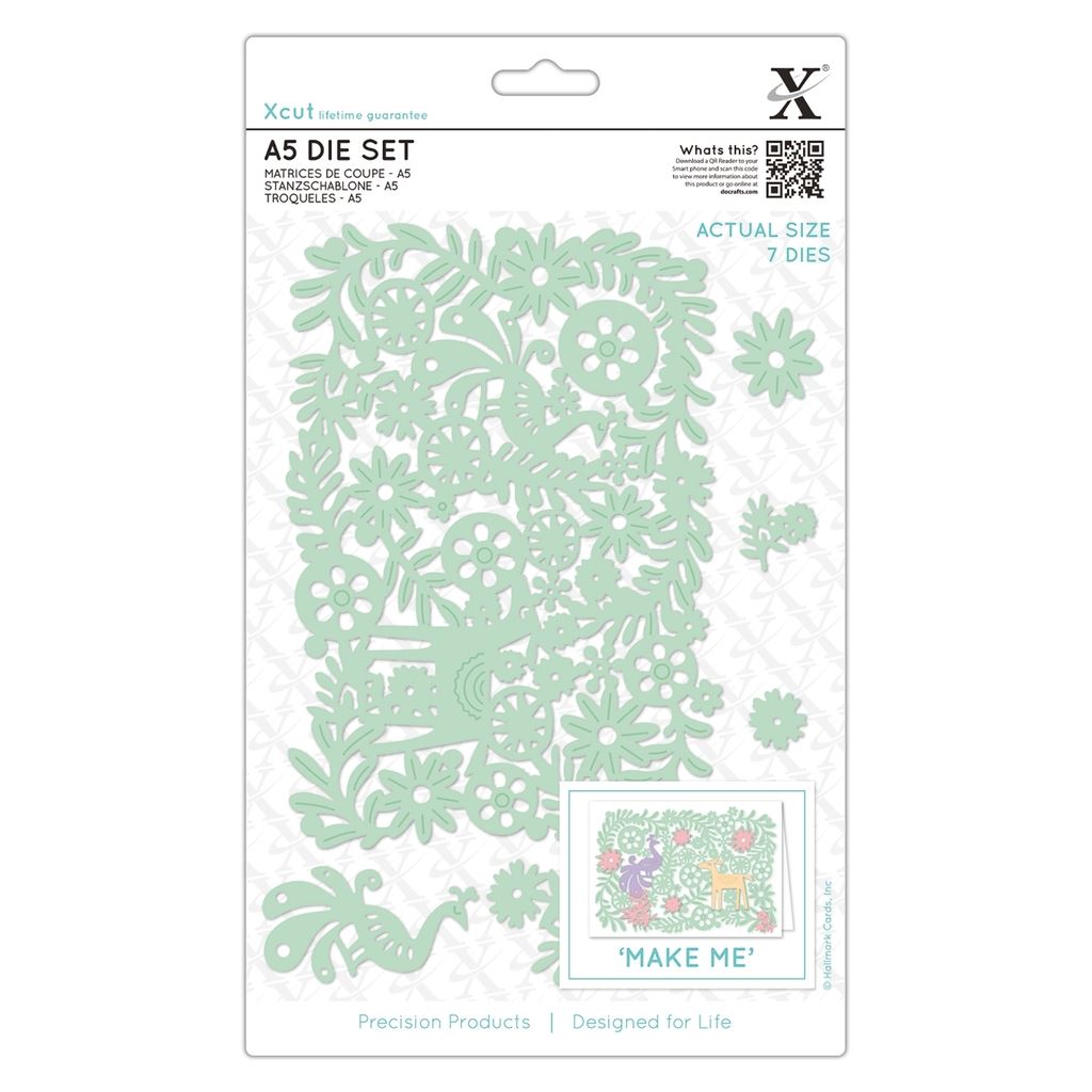 Xcut Metal Die Set Docrafts - Mini MERMAID