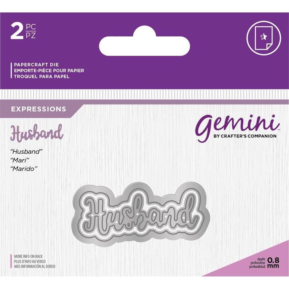 Happy Christmas Gemini Essentials Only Words Collection Craft Cutting Dies