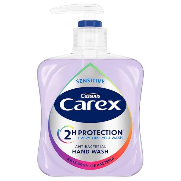 3 x Carex Sensitive Antibacterial Handwash 250ml