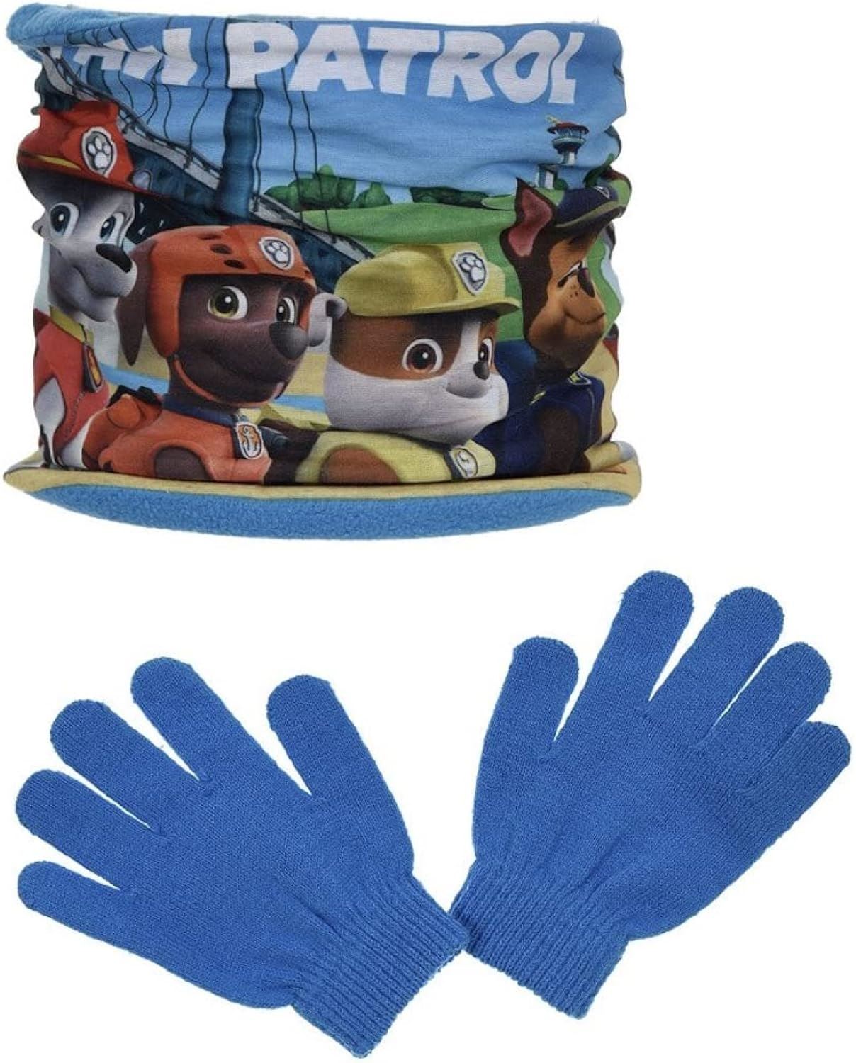 Boys Paw Patrol Gloves and Snood 2 piece set RH4211 - Picture 2 of 3