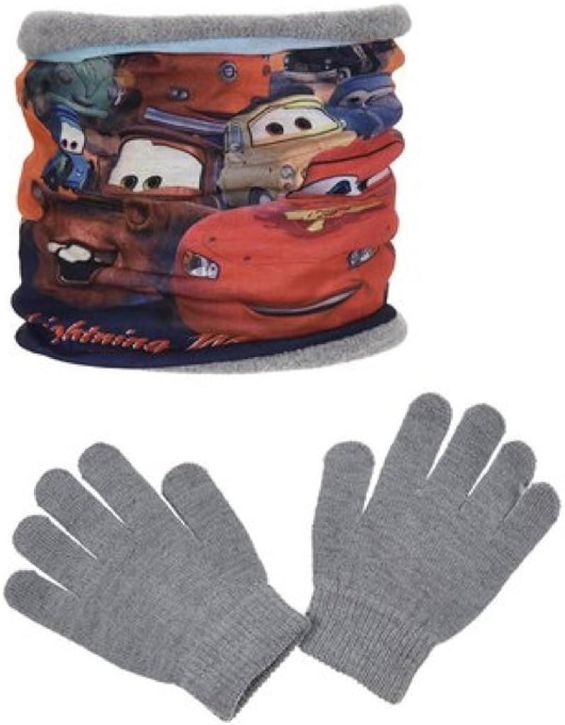 Boys Disney Cars Gloves and Snood Winter 2 piece set PH4238 - Picture 2 of 3