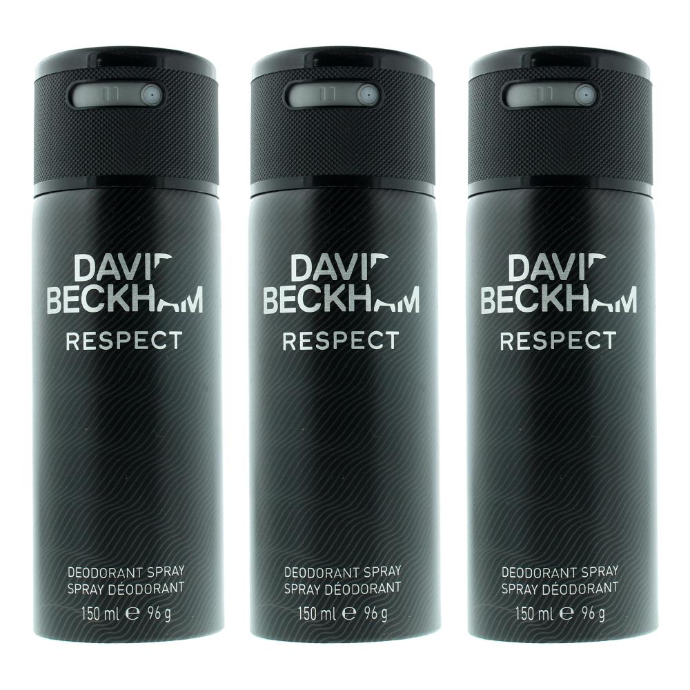 David Beckham Respect Deodorant Spray 150ml x 3 3614223627295 eBay