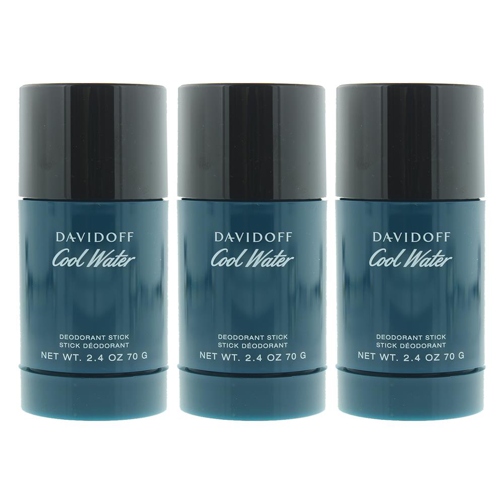Davidoff Cool Water Deodorant Stick 70g x 3 eBay