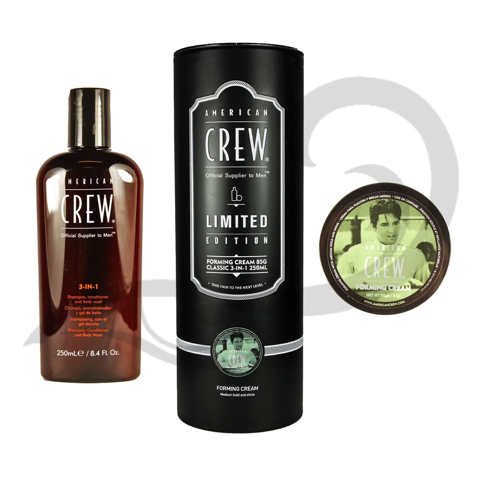 American Crew Men's Hair Wax & 3 In 1 Shampoo Conditioner & Body Wash