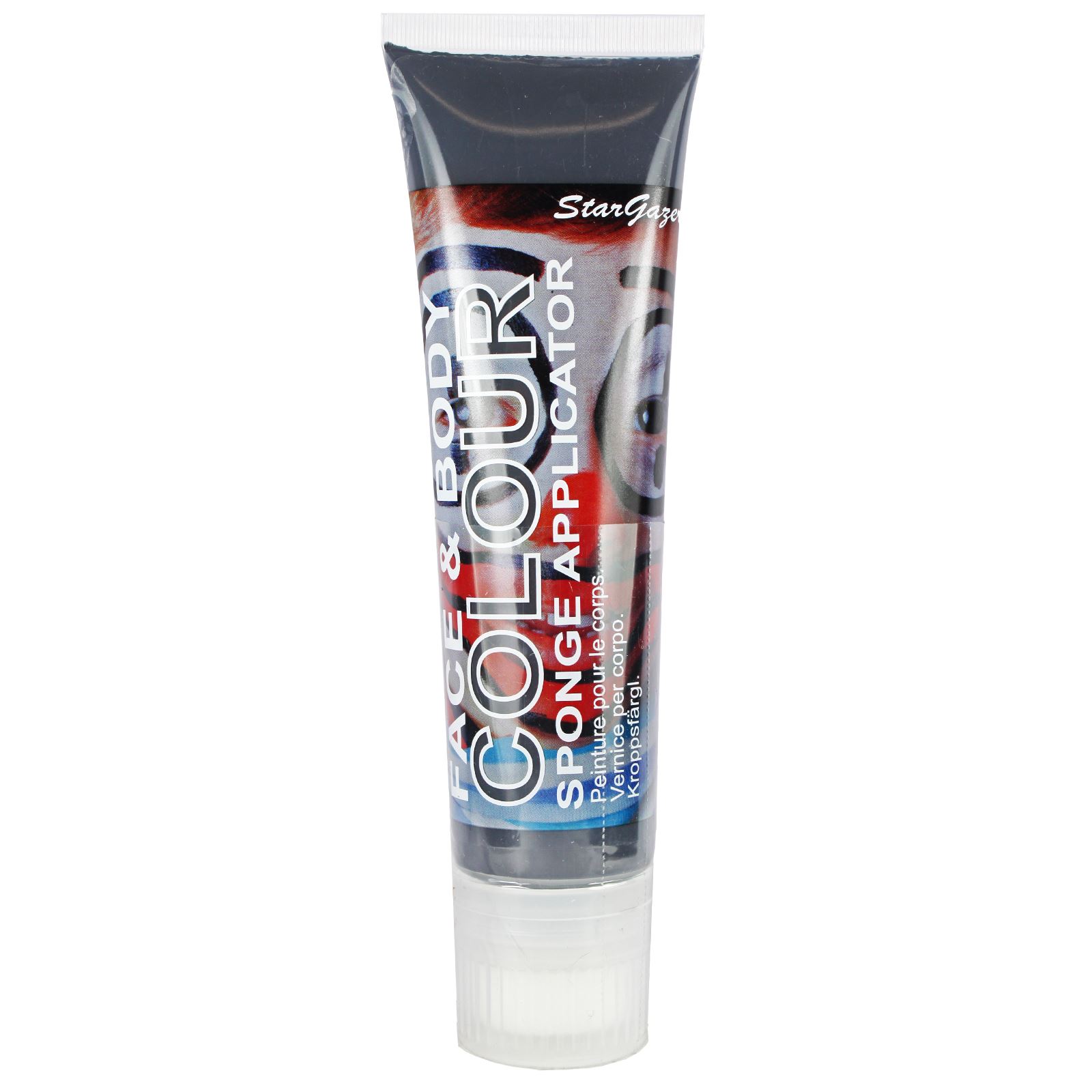Stargazer Face & Body Coloured Paint Sponge Applicator Large 100ml Tube