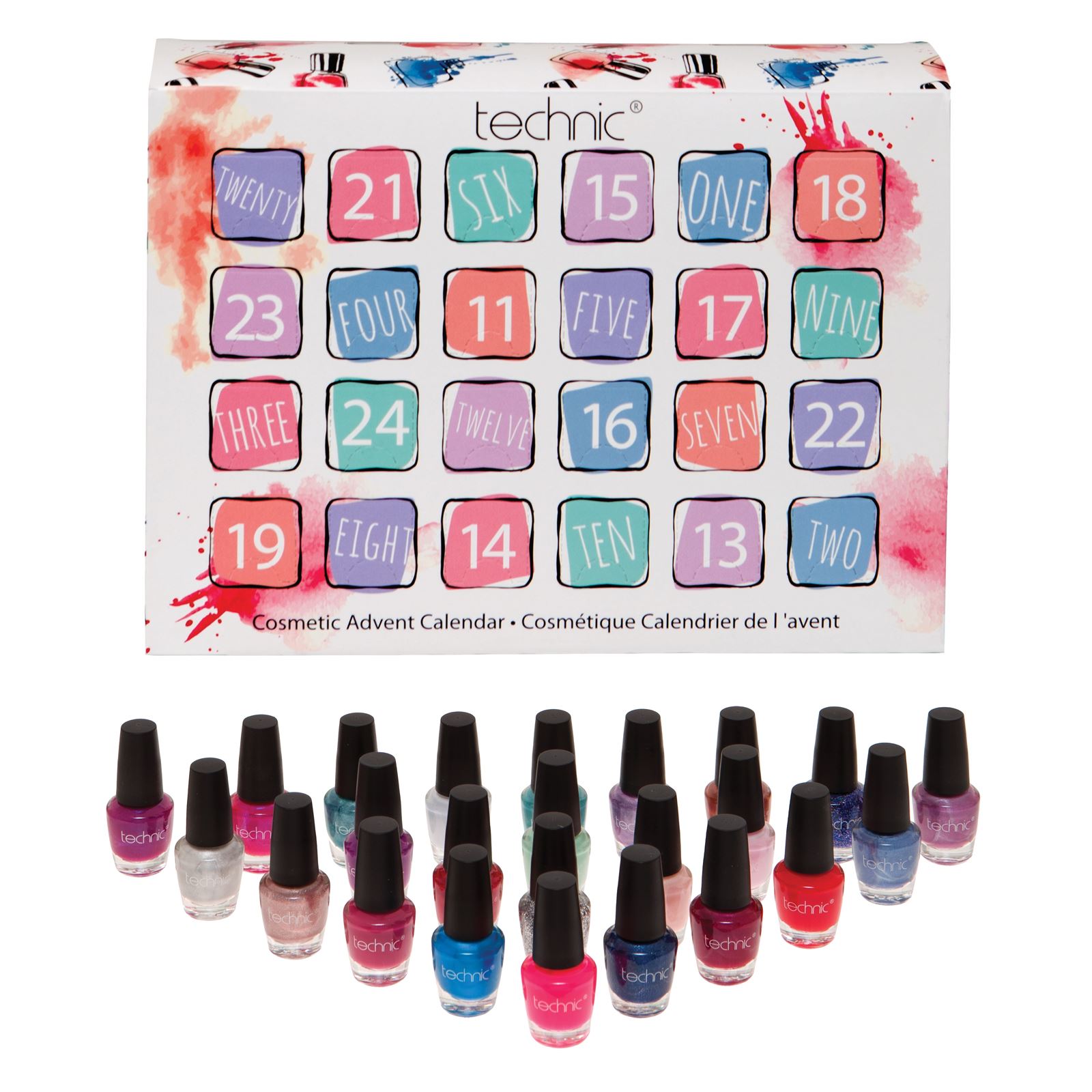 Technic Cosmetic Make Up Advent Calendar 2017 Nail Varnish Woman 