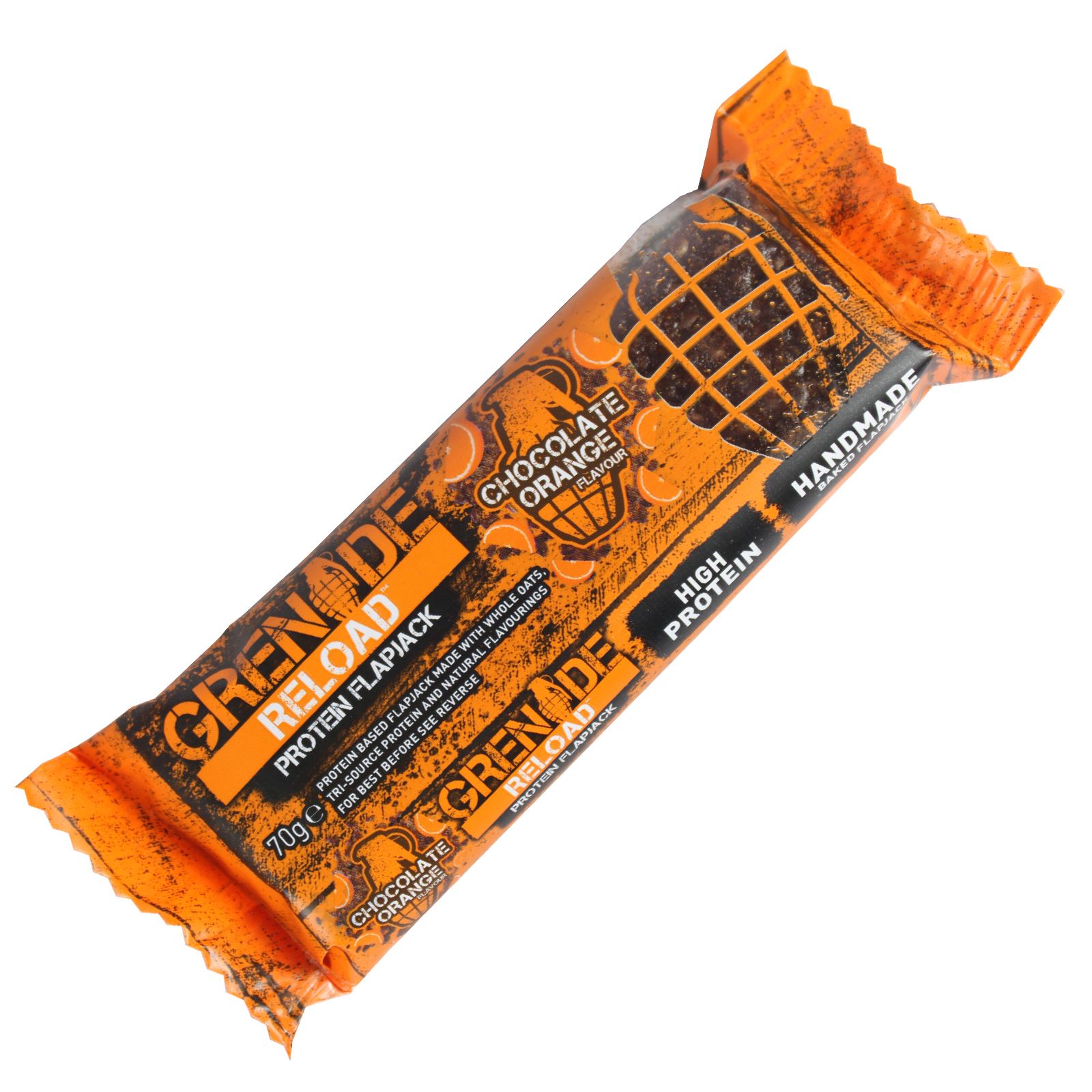 Grenade 70g Reload Protein Flapjack Energy Bar All Flavours & Mixed
